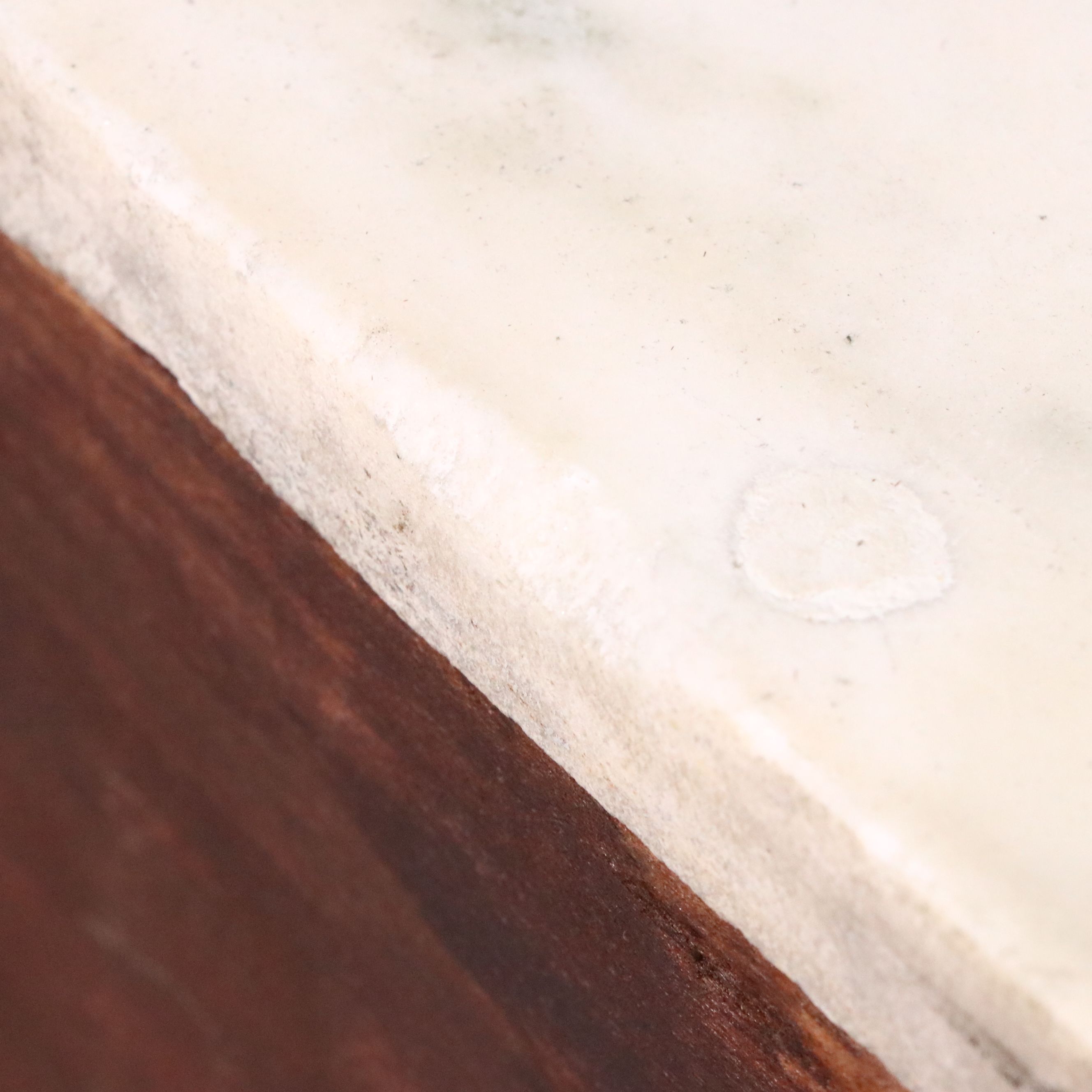 Victorian Marble Top Walnut Washstand, Late 19th/Early 20th Century