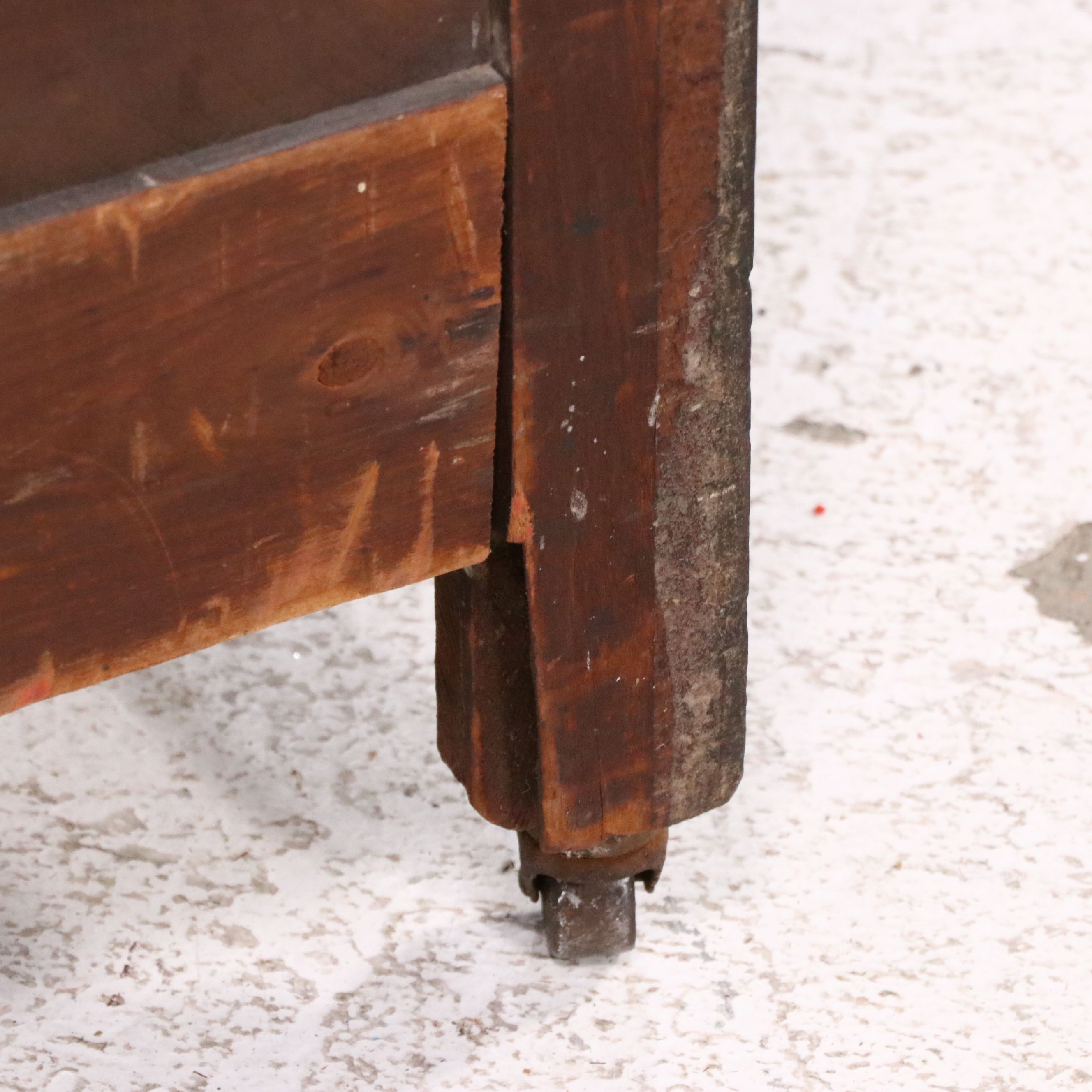 Victorian Marble Top Walnut Washstand, Late 19th/Early 20th Century