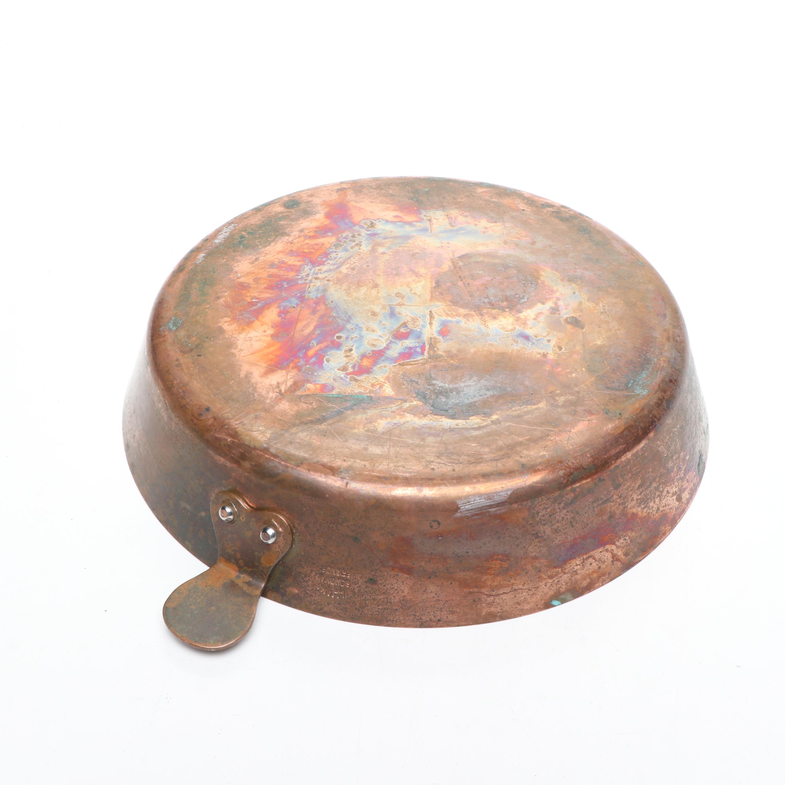 Waldow Tin Lined Copper Mug with Other Brass and Copper Decor