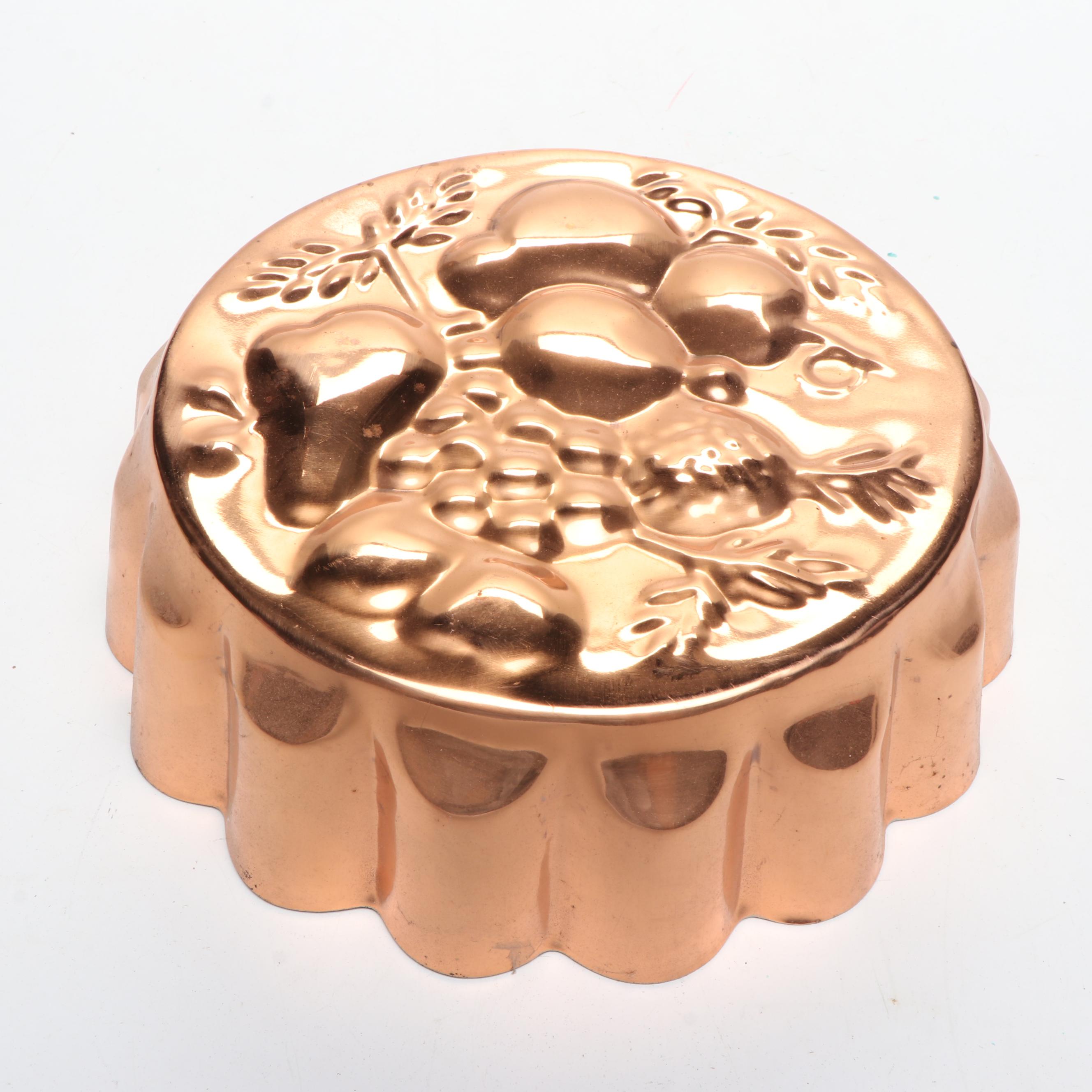 Waldow Tin Lined Copper Mug with Other Brass and Copper Decor