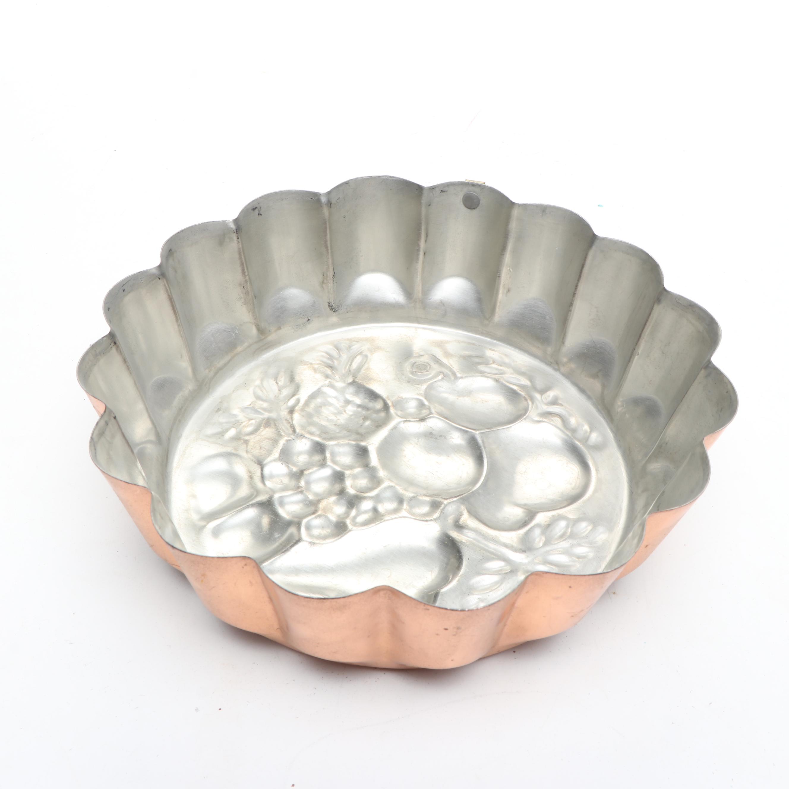 Waldow Tin Lined Copper Mug with Other Brass and Copper Decor