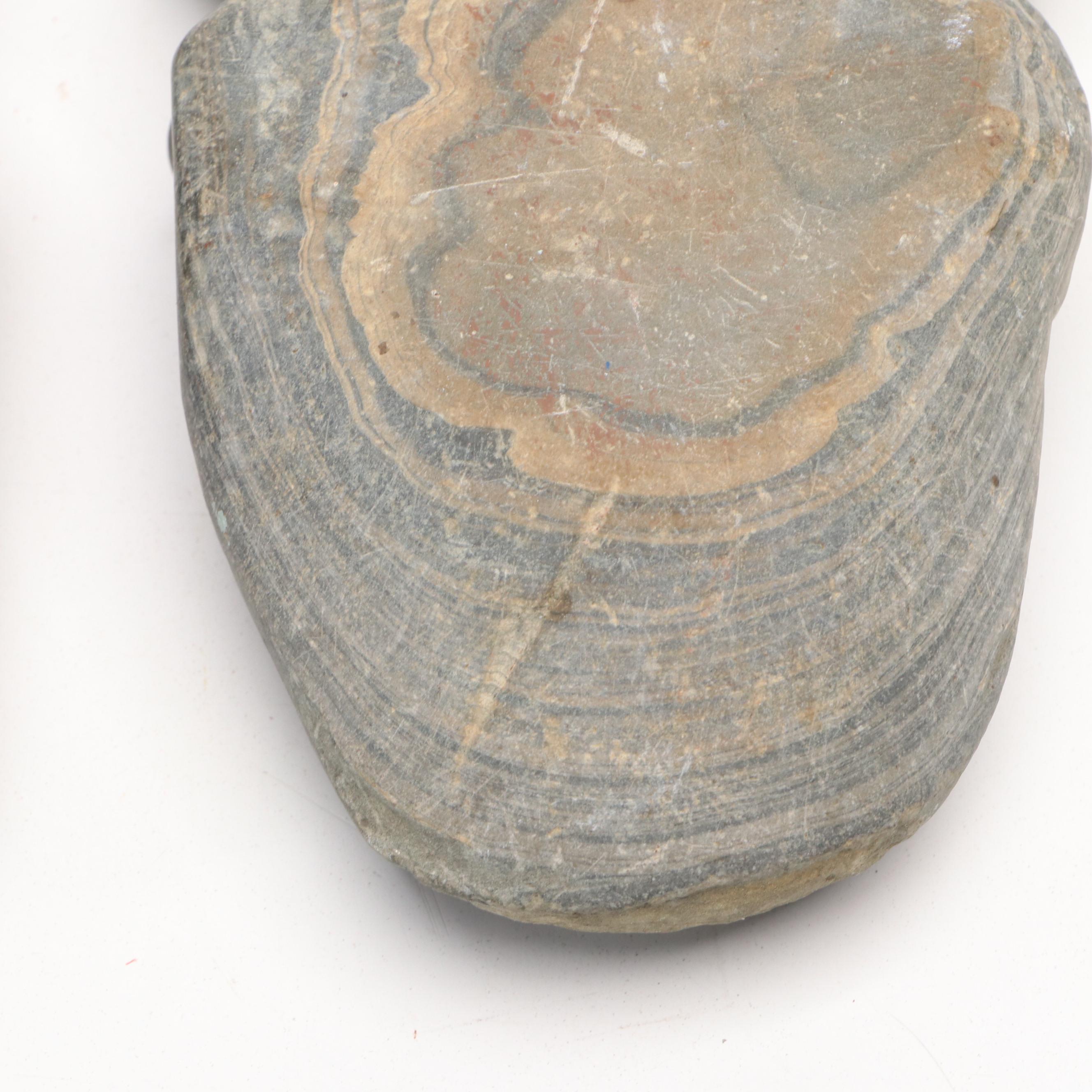 Native American Grooved Stone Axeheads