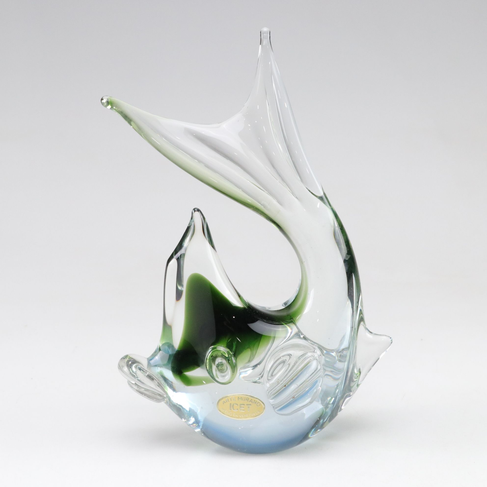 Venezuelan Arte Murano ICET Glass Fish Figurine