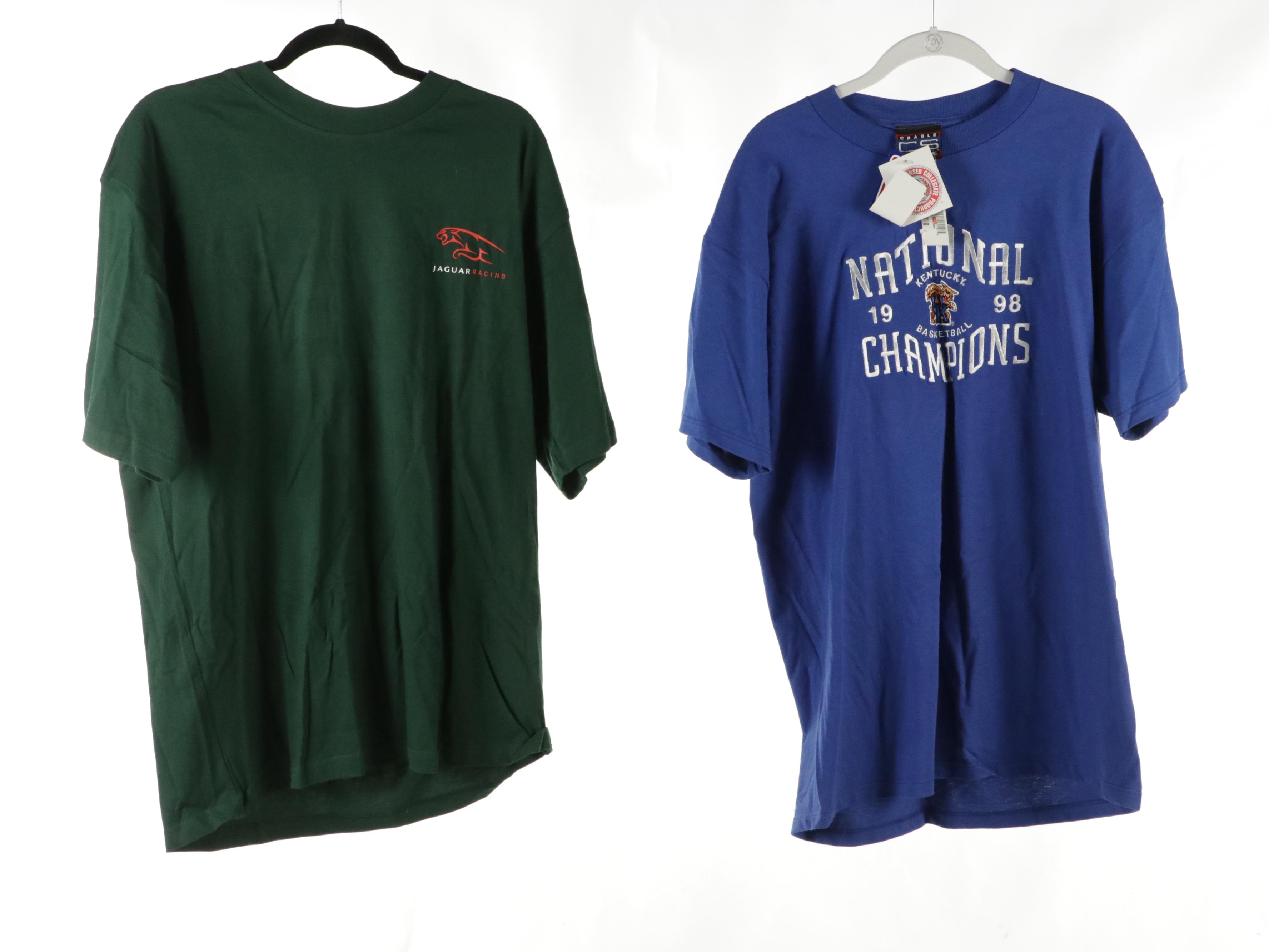 Men's The Rolling Stones, Kentucky Basketball & Other T-Shirts with Zip Jackets