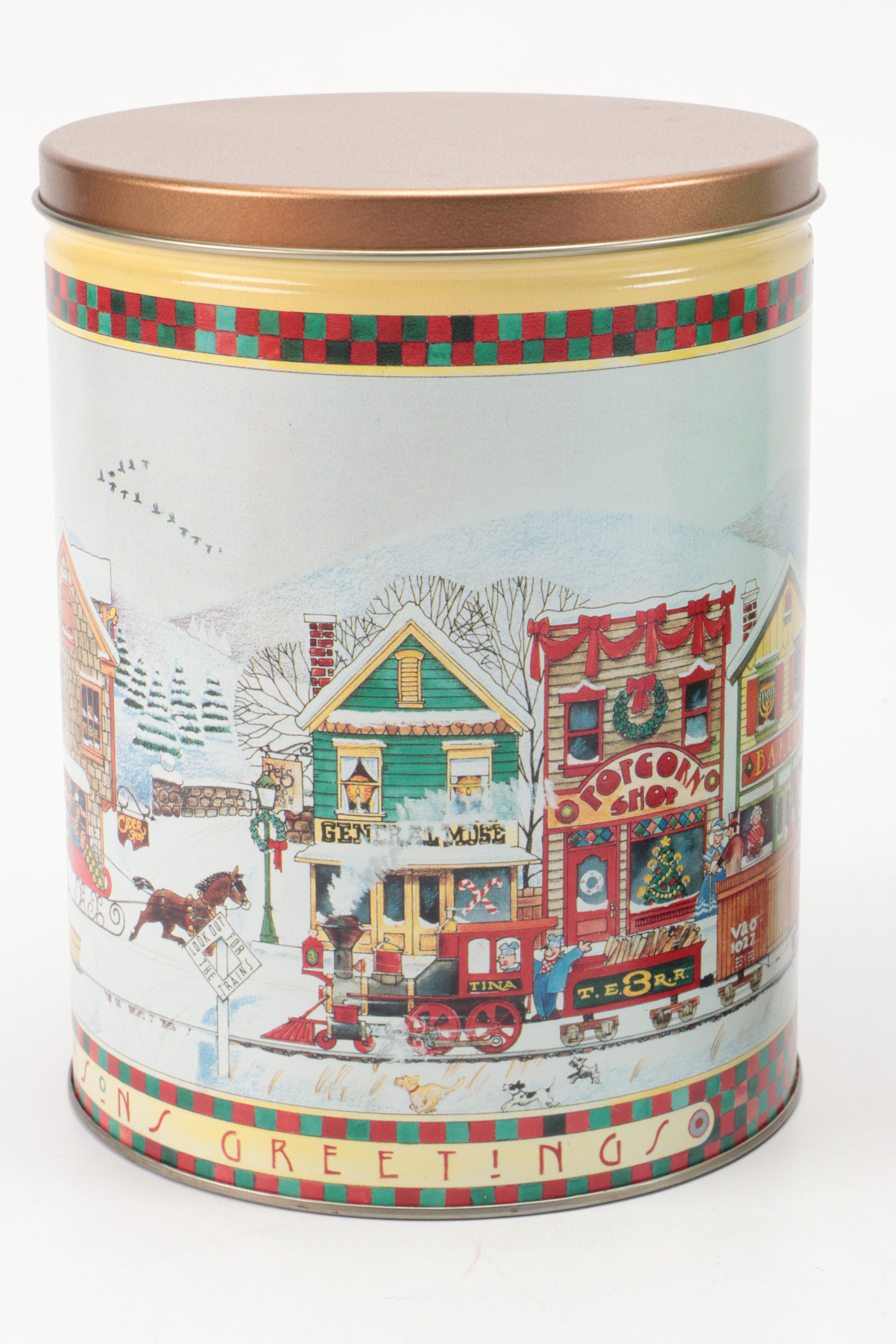 Glass and Light Up Table Top Christmas Trees with Other Holiday Home Décor