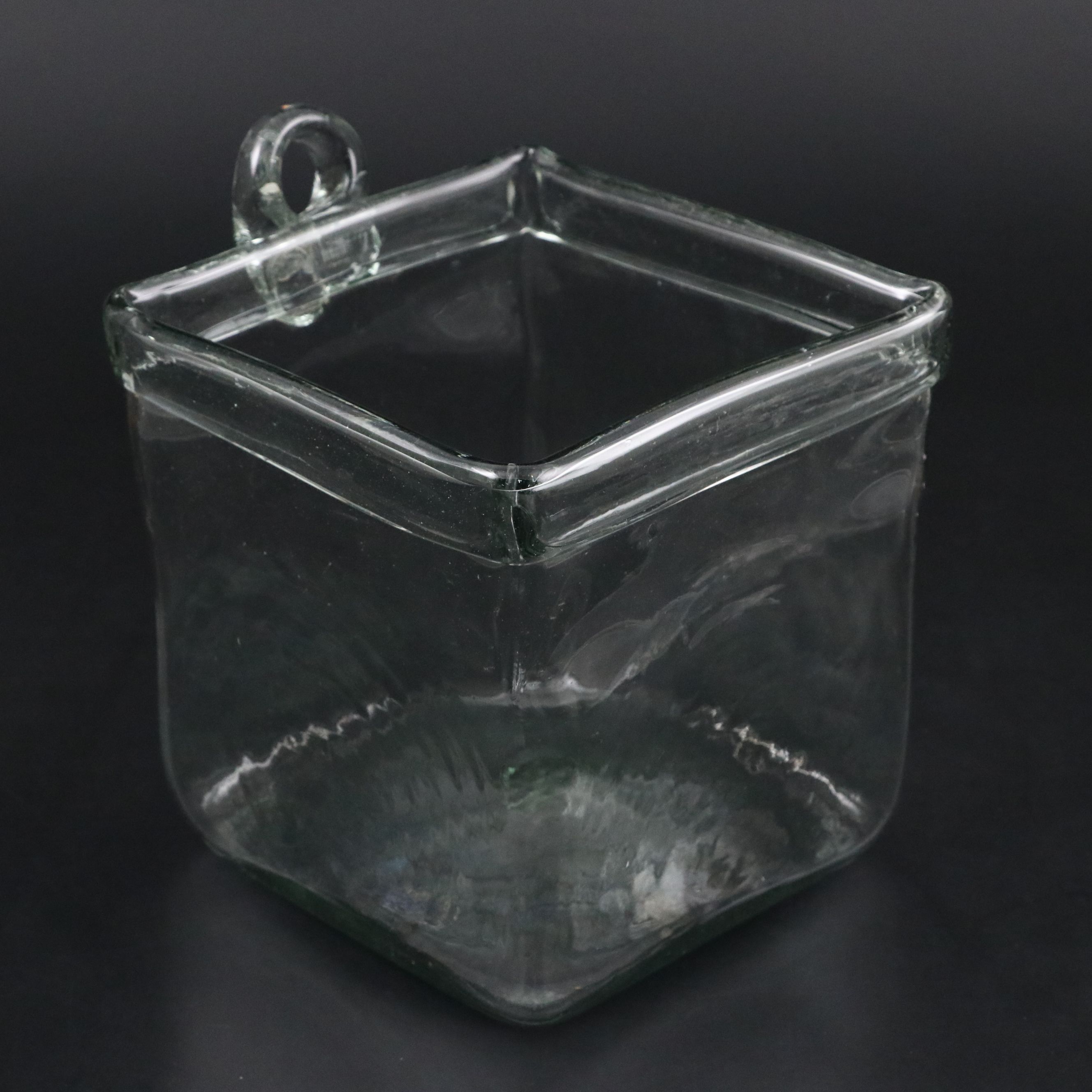 Blown Glass Square Vase