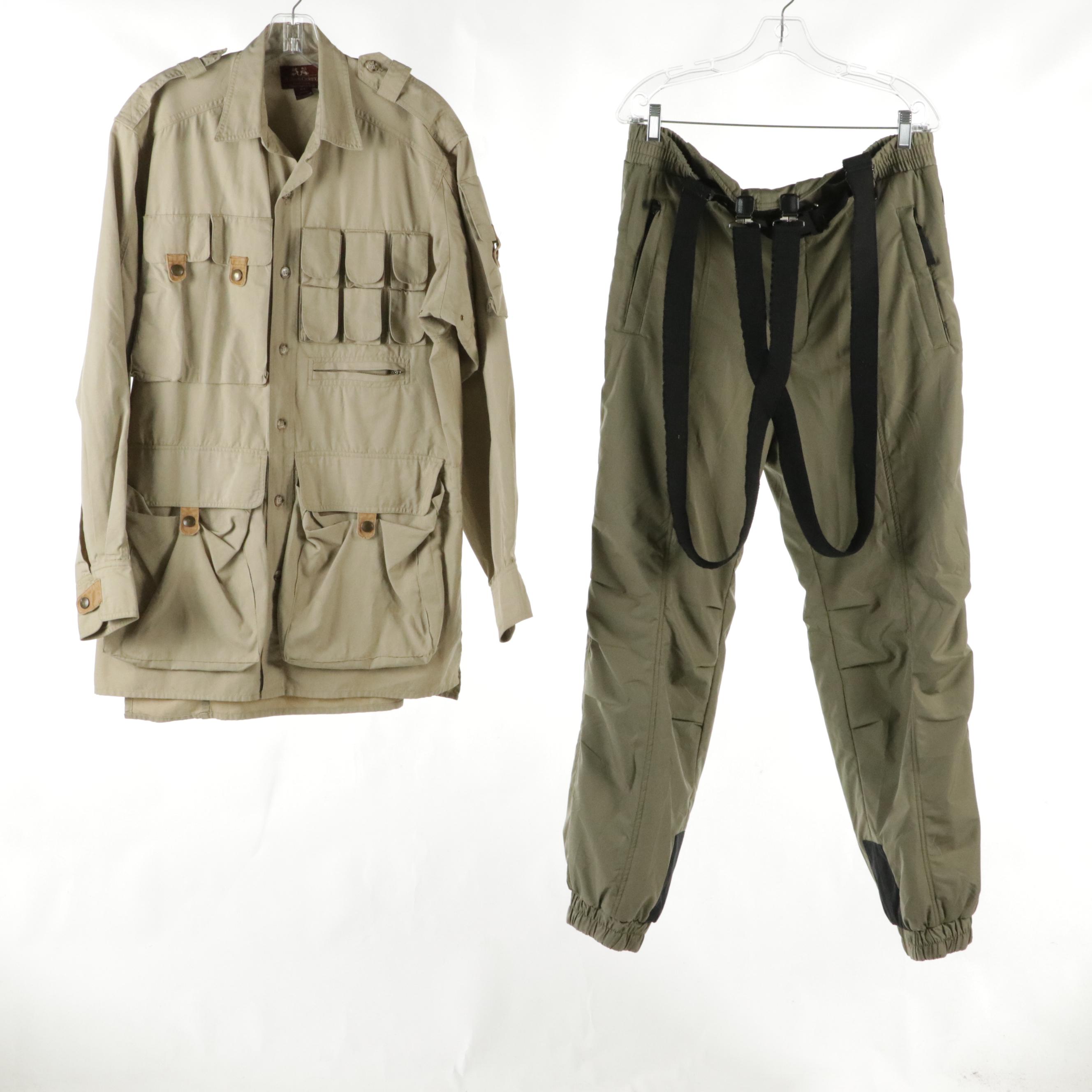 Men's Banana Republic Net "Photojournalist" Vest, J. Peterman Utility Vest, More