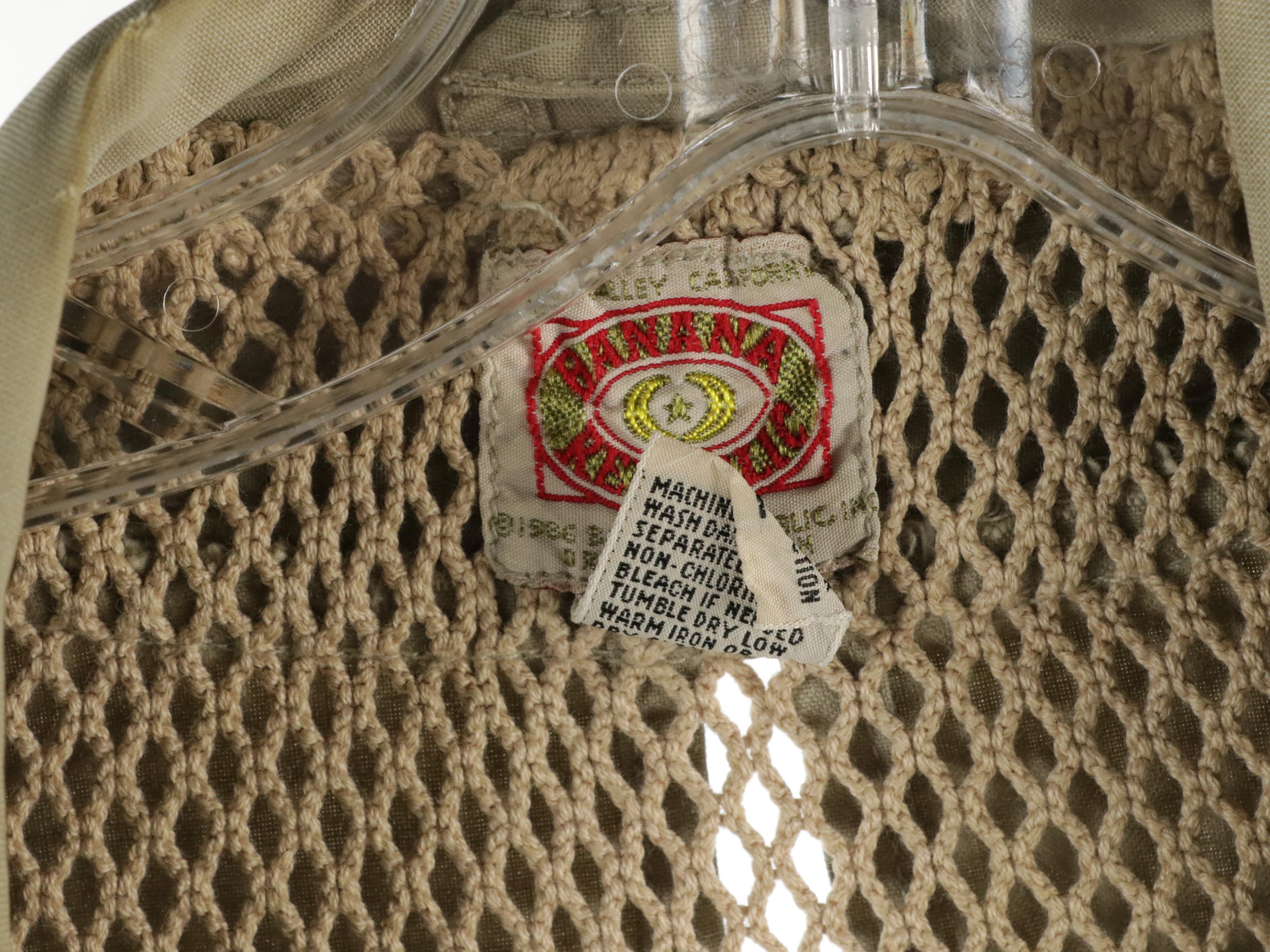 Men's Banana Republic Net "Photojournalist" Vest, J. Peterman Utility Vest, More