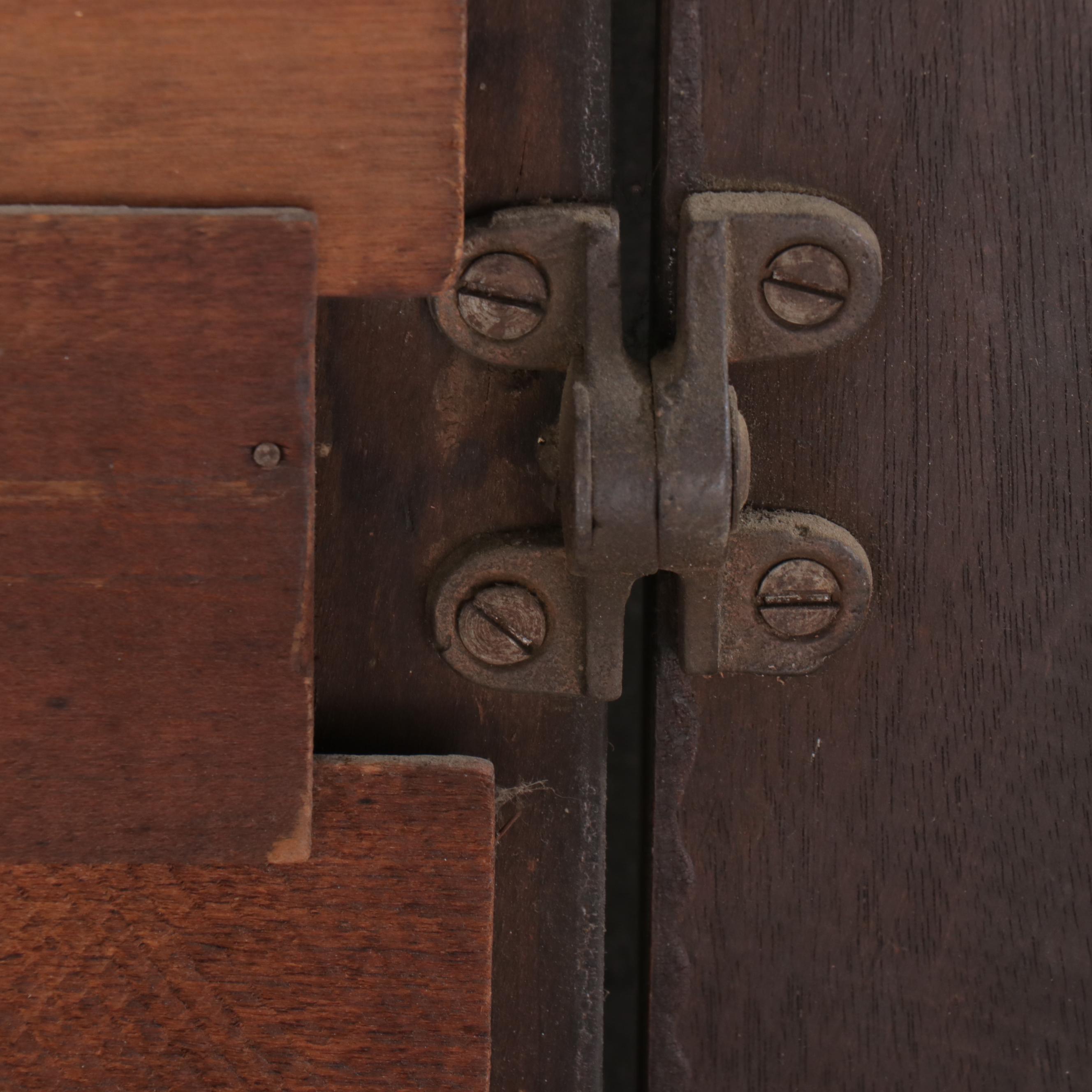 Victorian Carved Mahogany Dresser Mirror, Late 19th Century