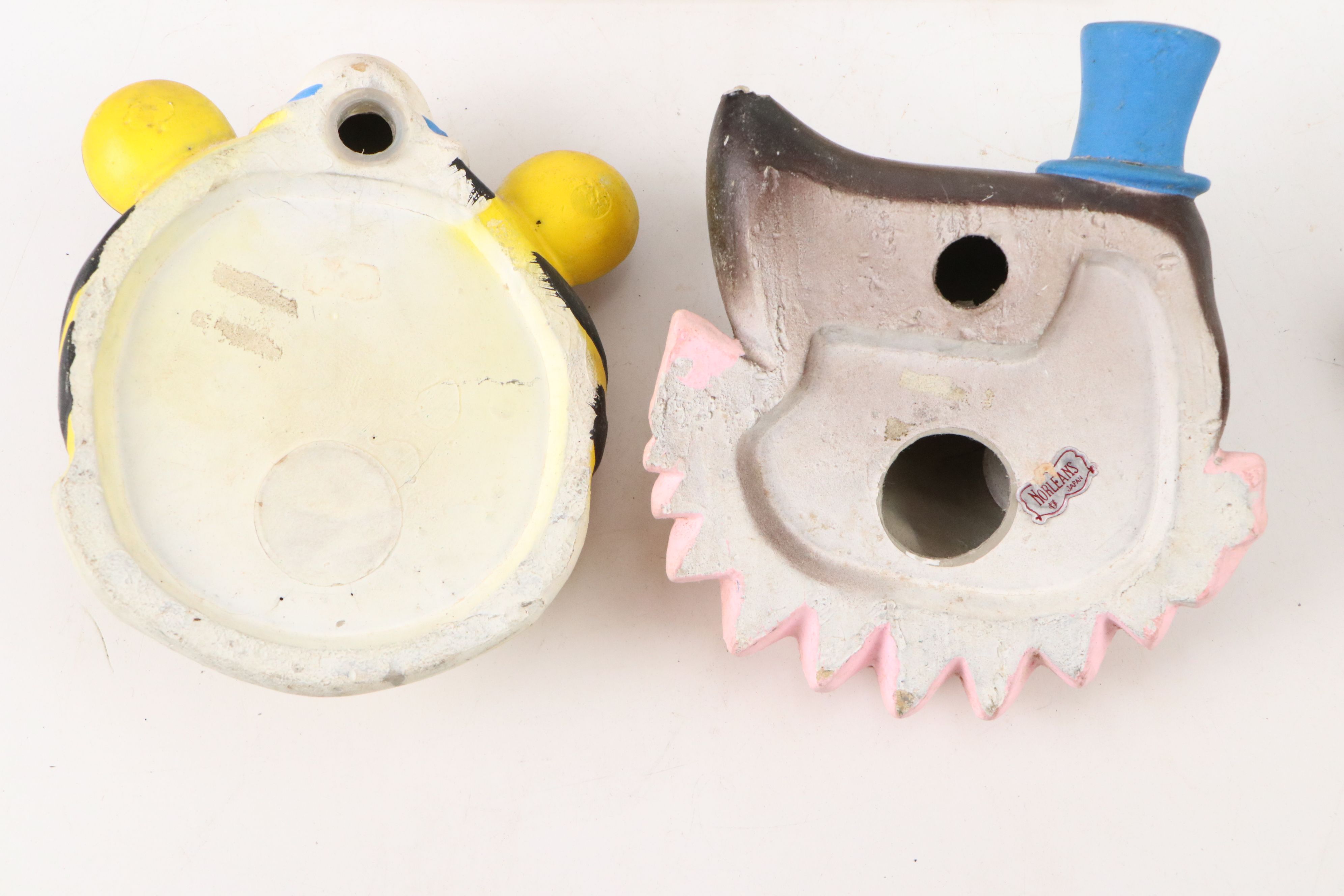 Norleans Chalkware Animal Wall Décor with Vintage Children's Books