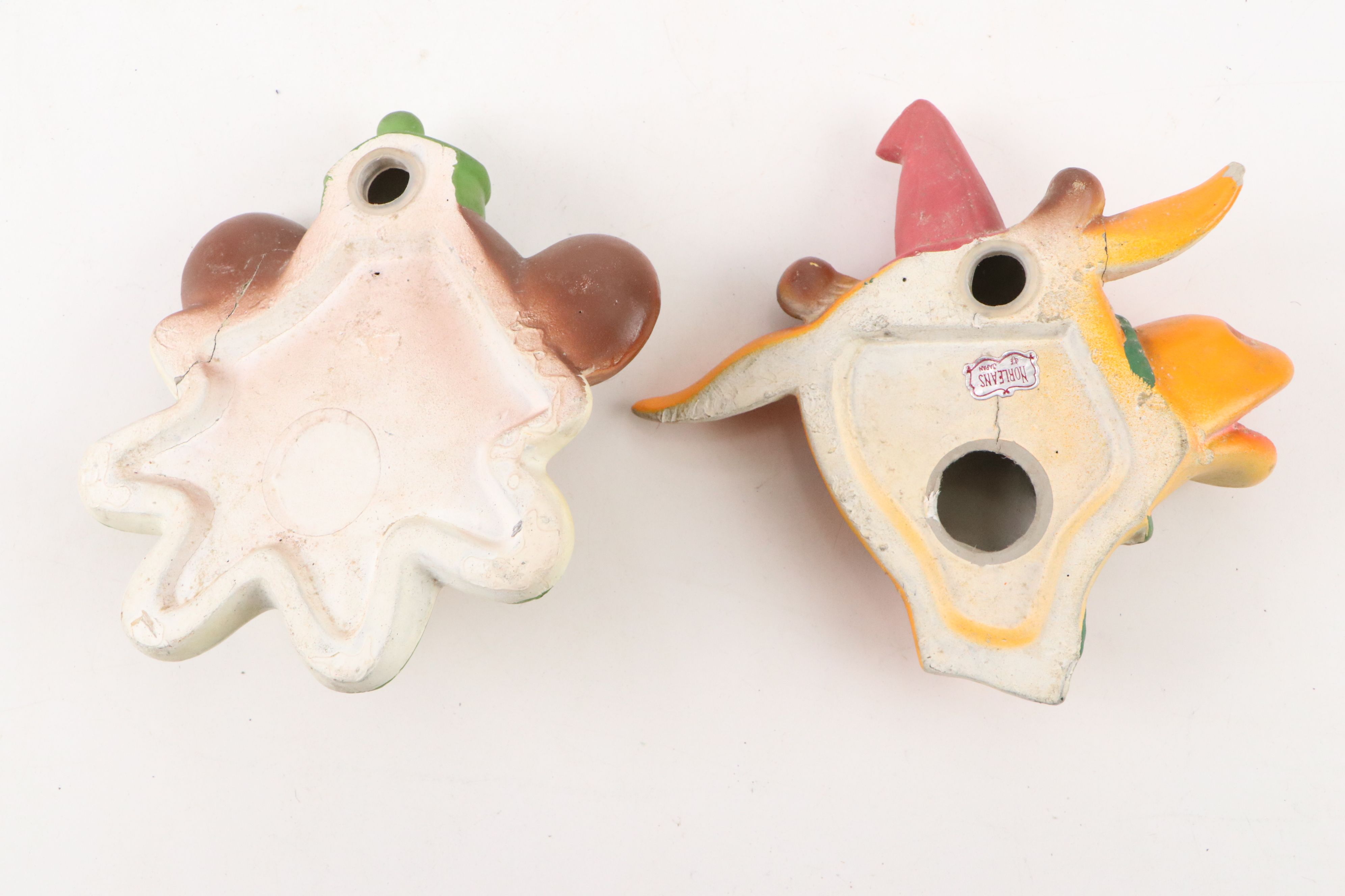 Norleans Chalkware Animal Wall Décor with Vintage Children's Books