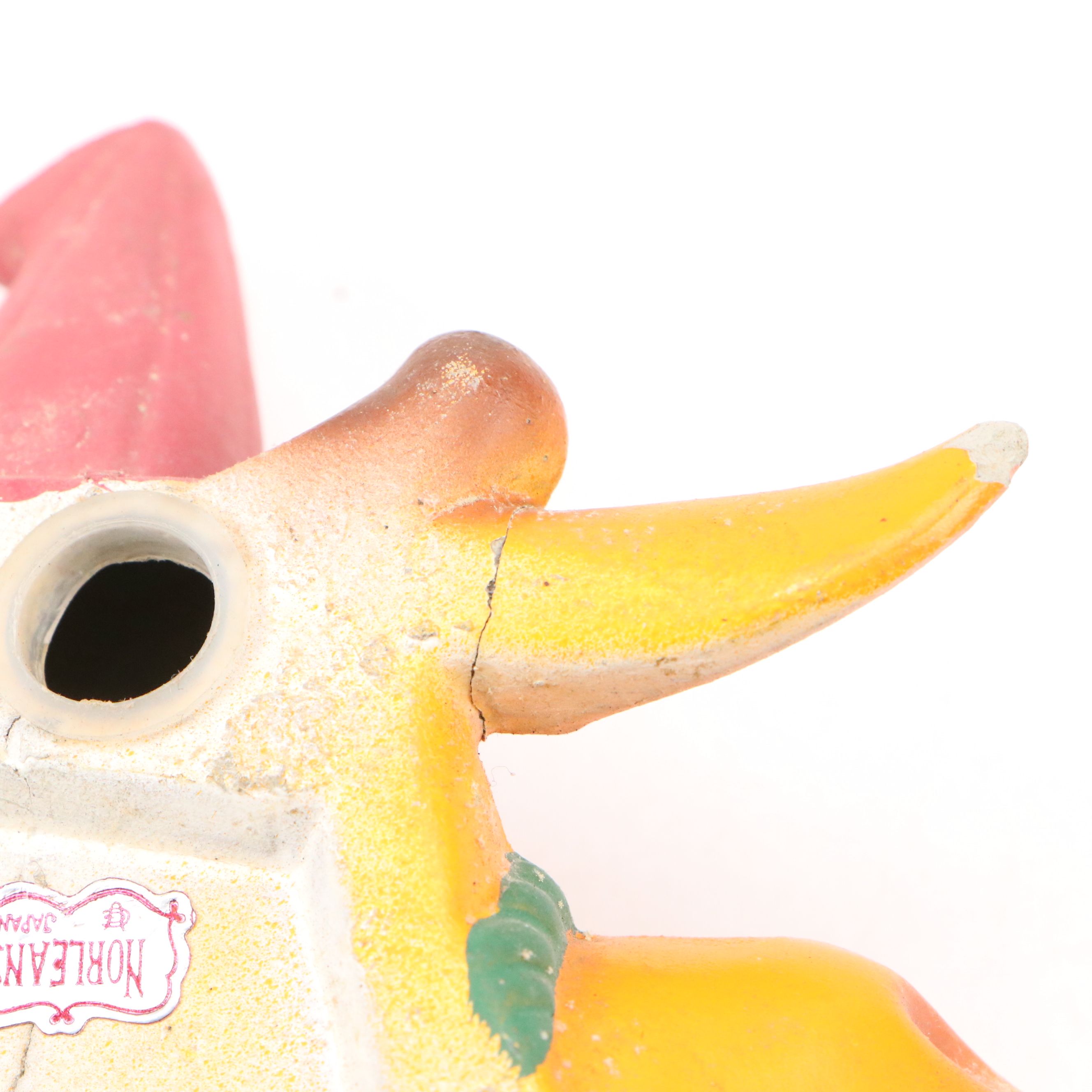 Norleans Chalkware Animal Wall Décor with Vintage Children's Books