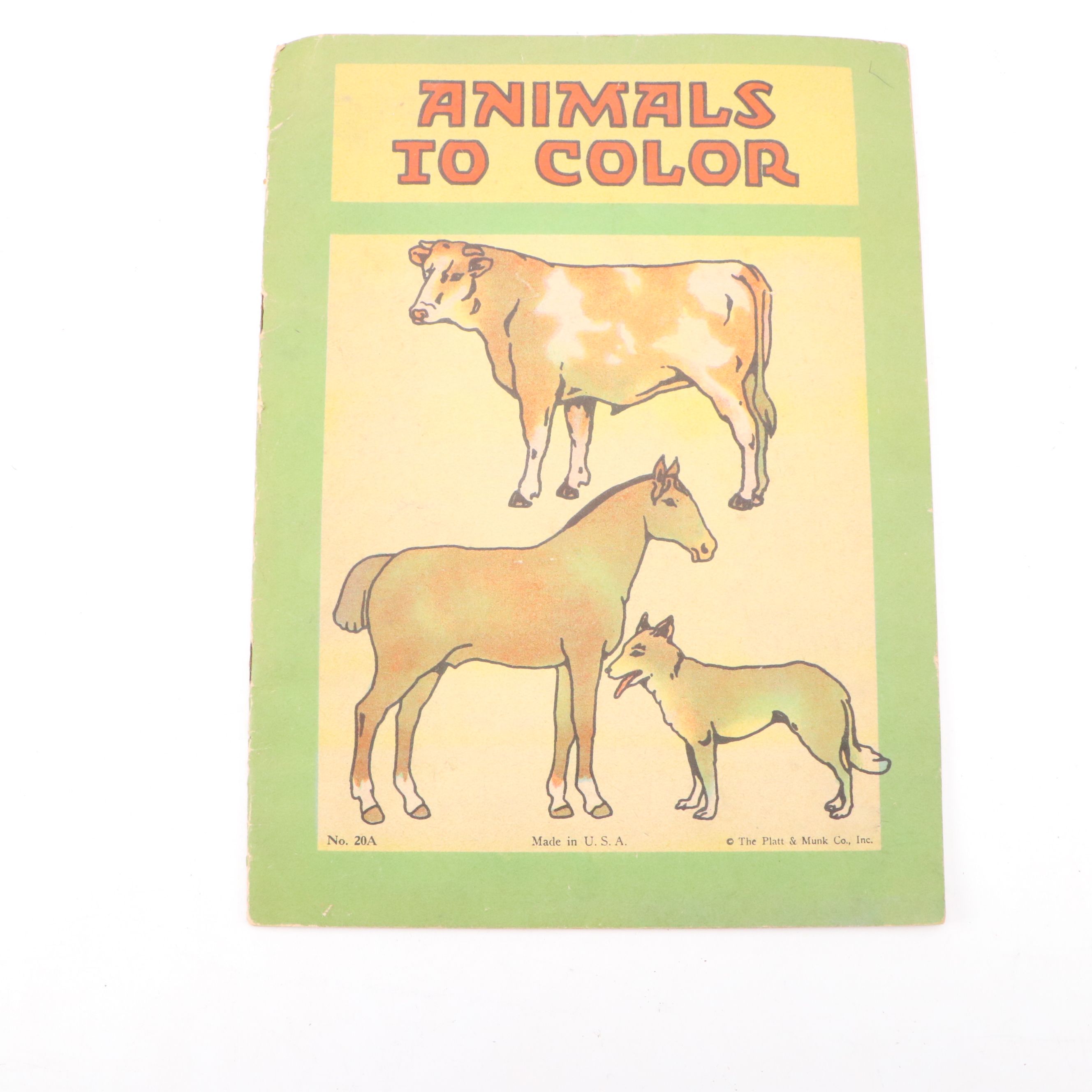 Norleans Chalkware Animal Wall Décor with Vintage Children's Books