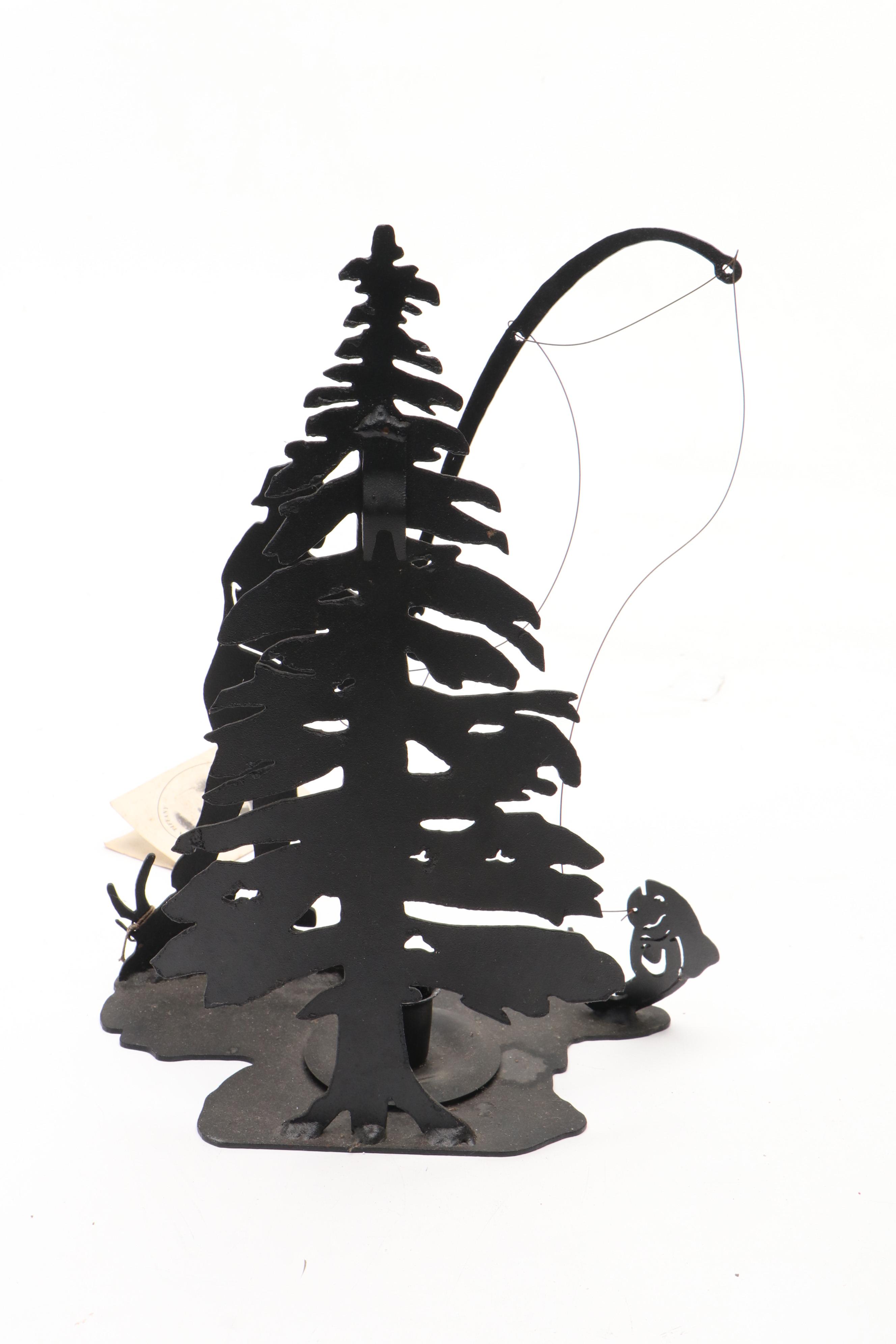 Meyda Tiffany Metal Candle Holder