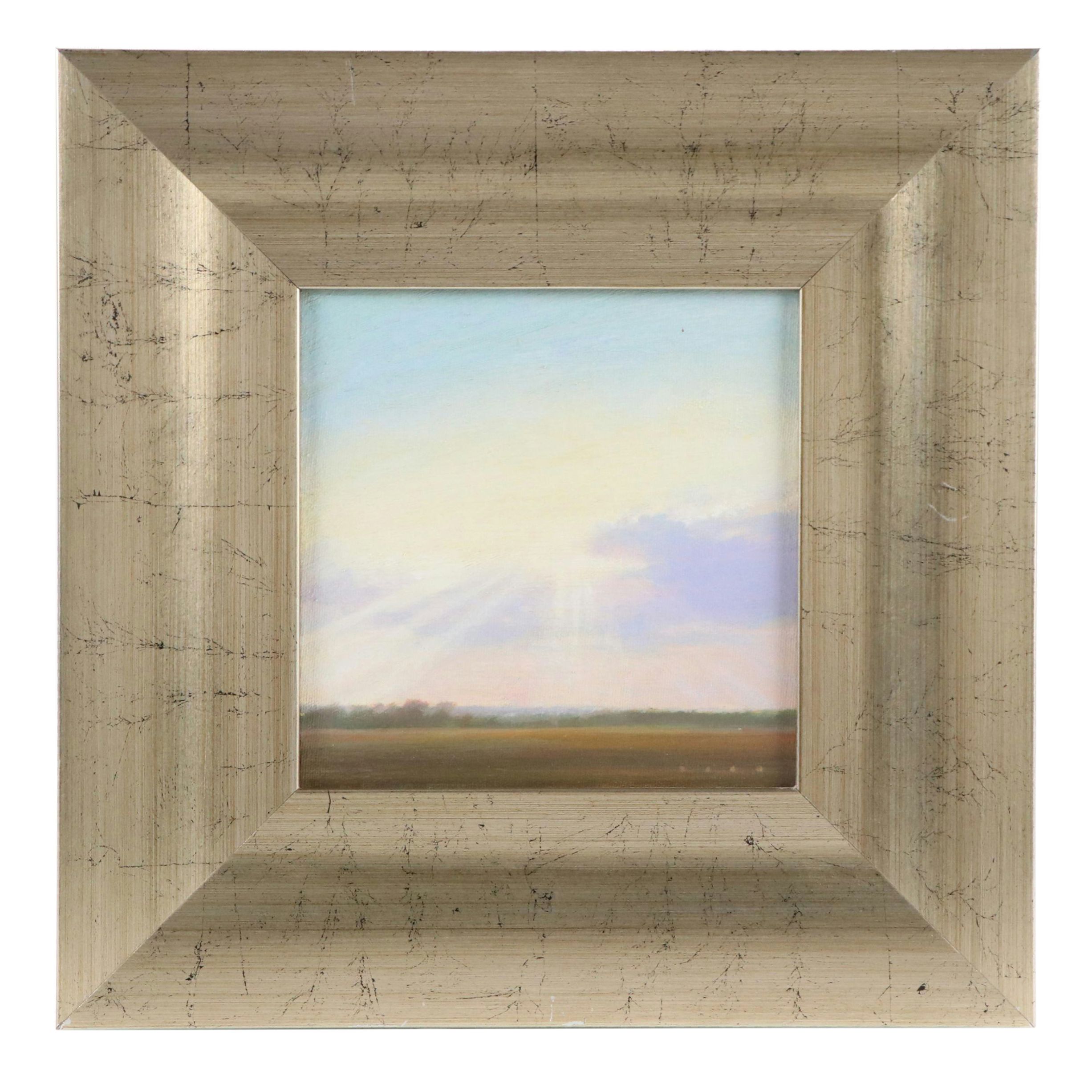 Stephen Bach Landscape Oil Painting "Splendid Light," Early 21st Century