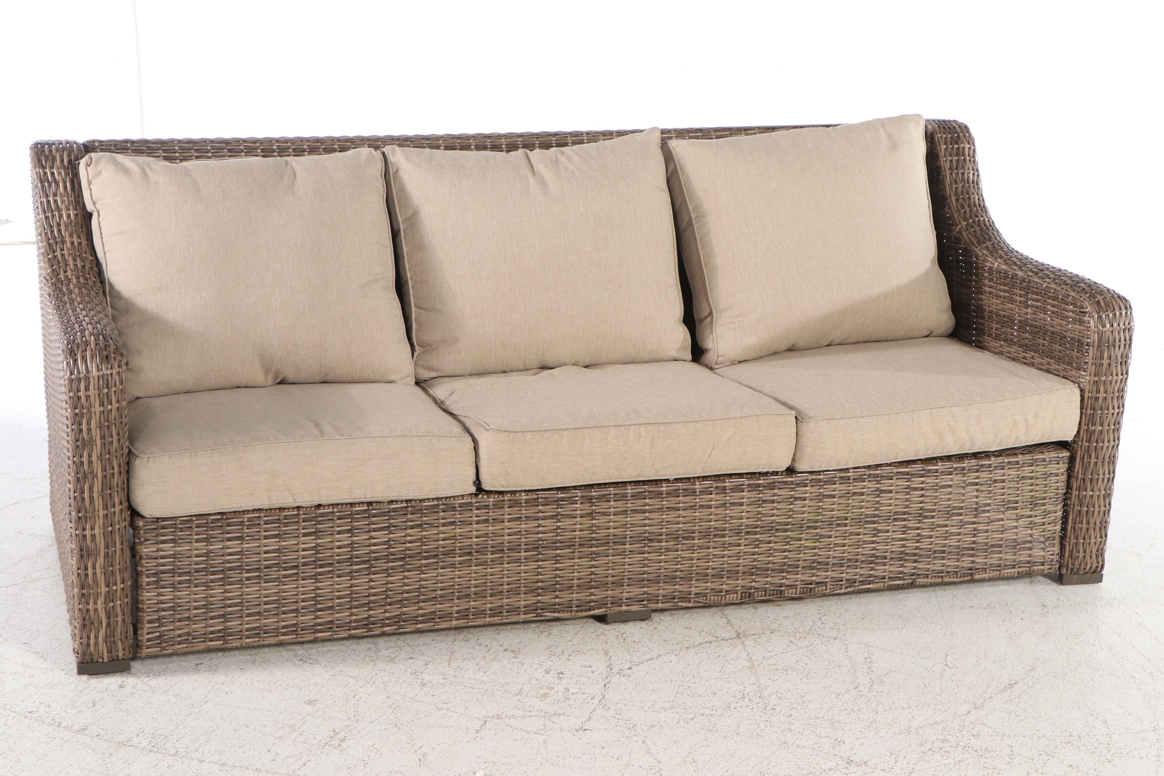 Better Homes & Gardens Contemporary Resin Wicker Patio Armchairs and Sofa