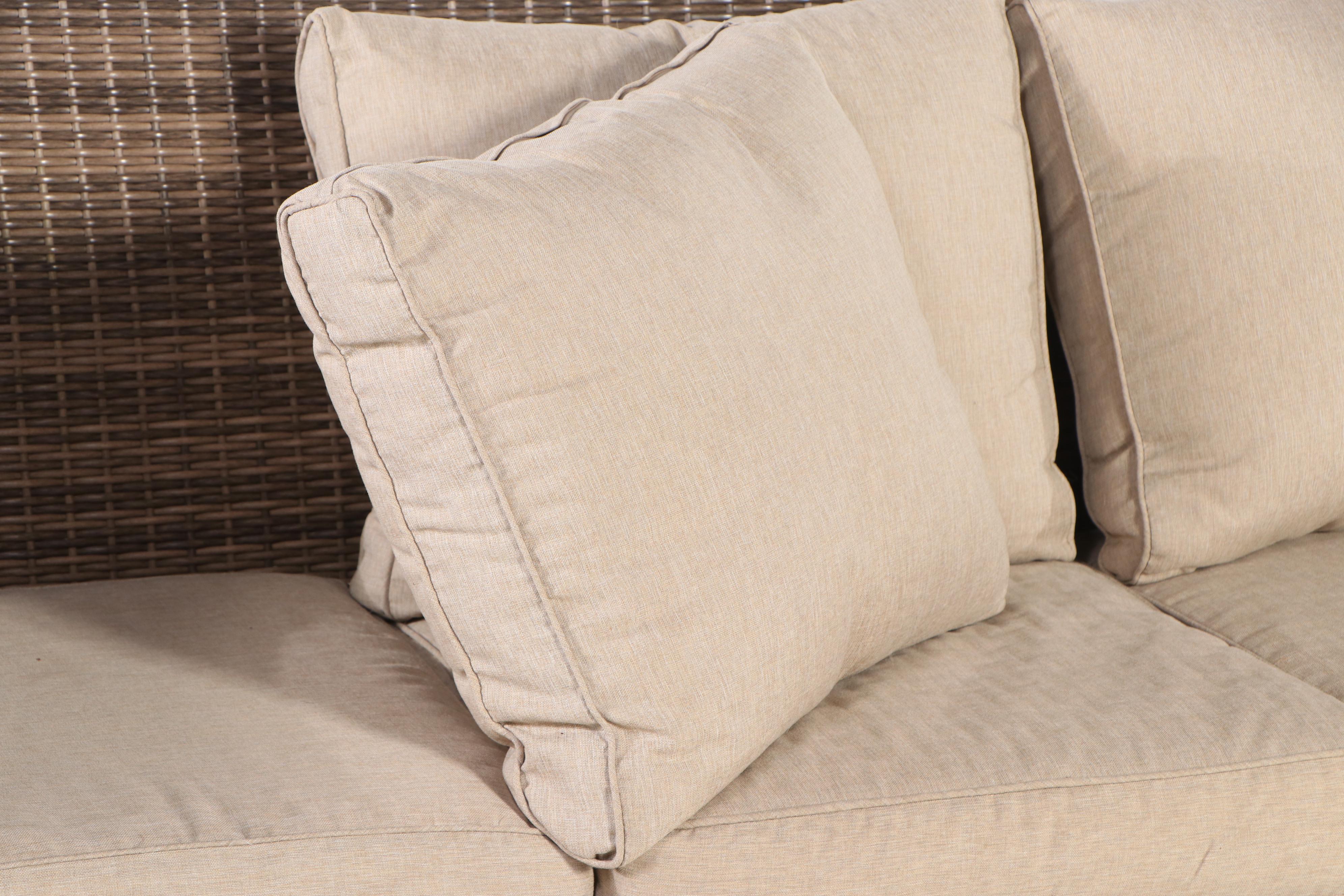 Better Homes & Gardens Contemporary Resin Wicker Patio Armchairs and Sofa