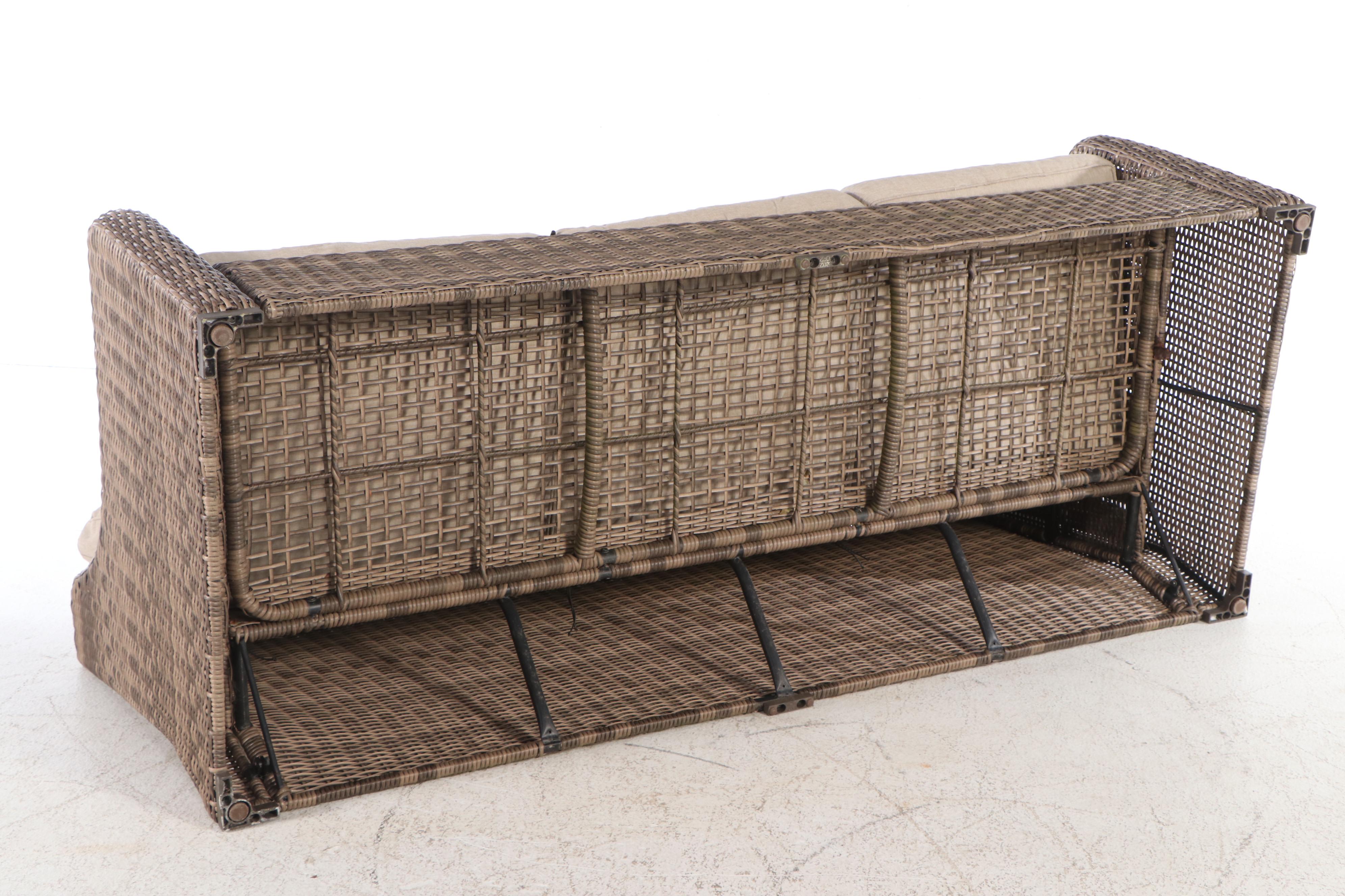 Better Homes & Gardens Contemporary Resin Wicker Patio Armchairs and Sofa