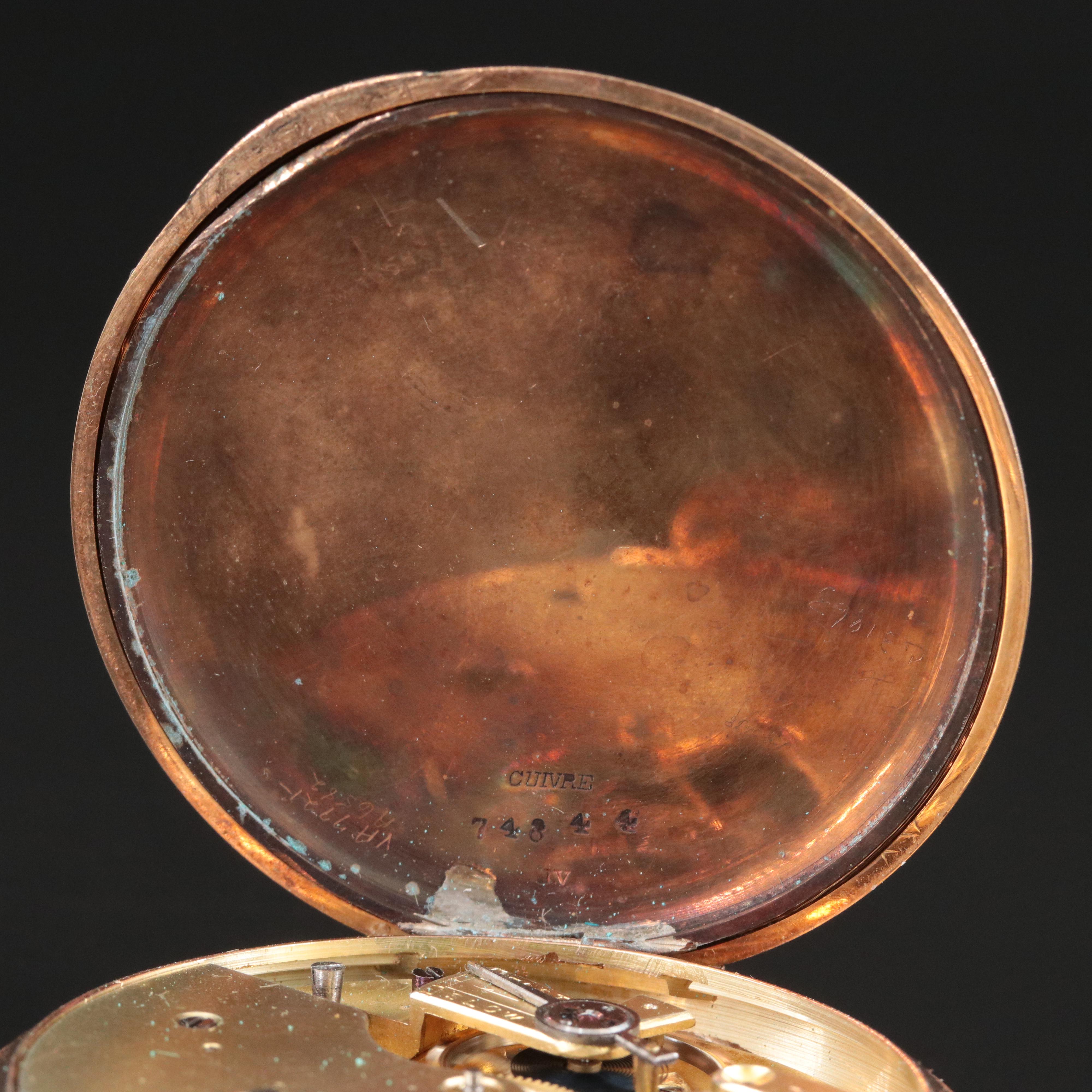 14K Half Hunter Pocket Watch