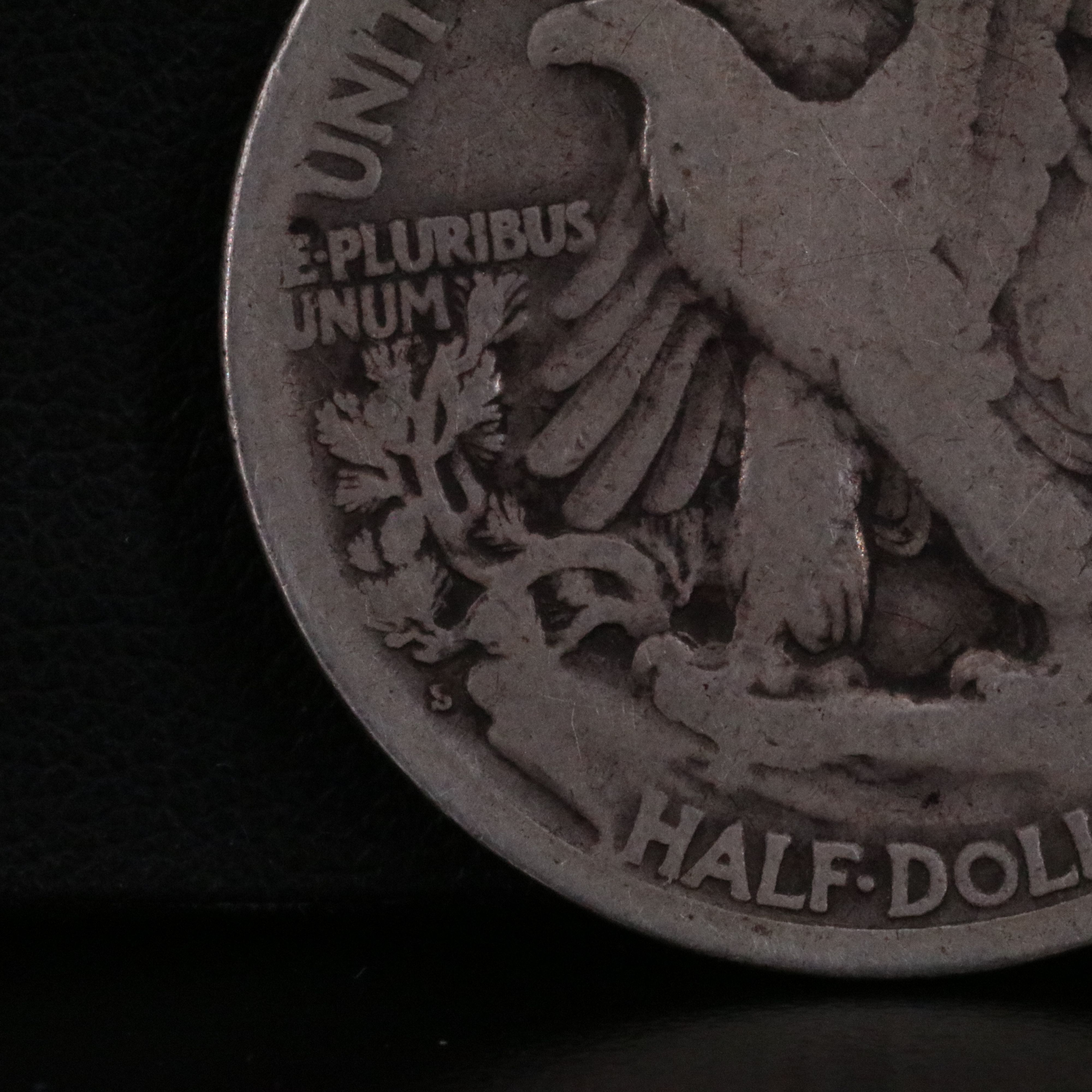 Three Different 1919 Walking Liberty Half Dollars