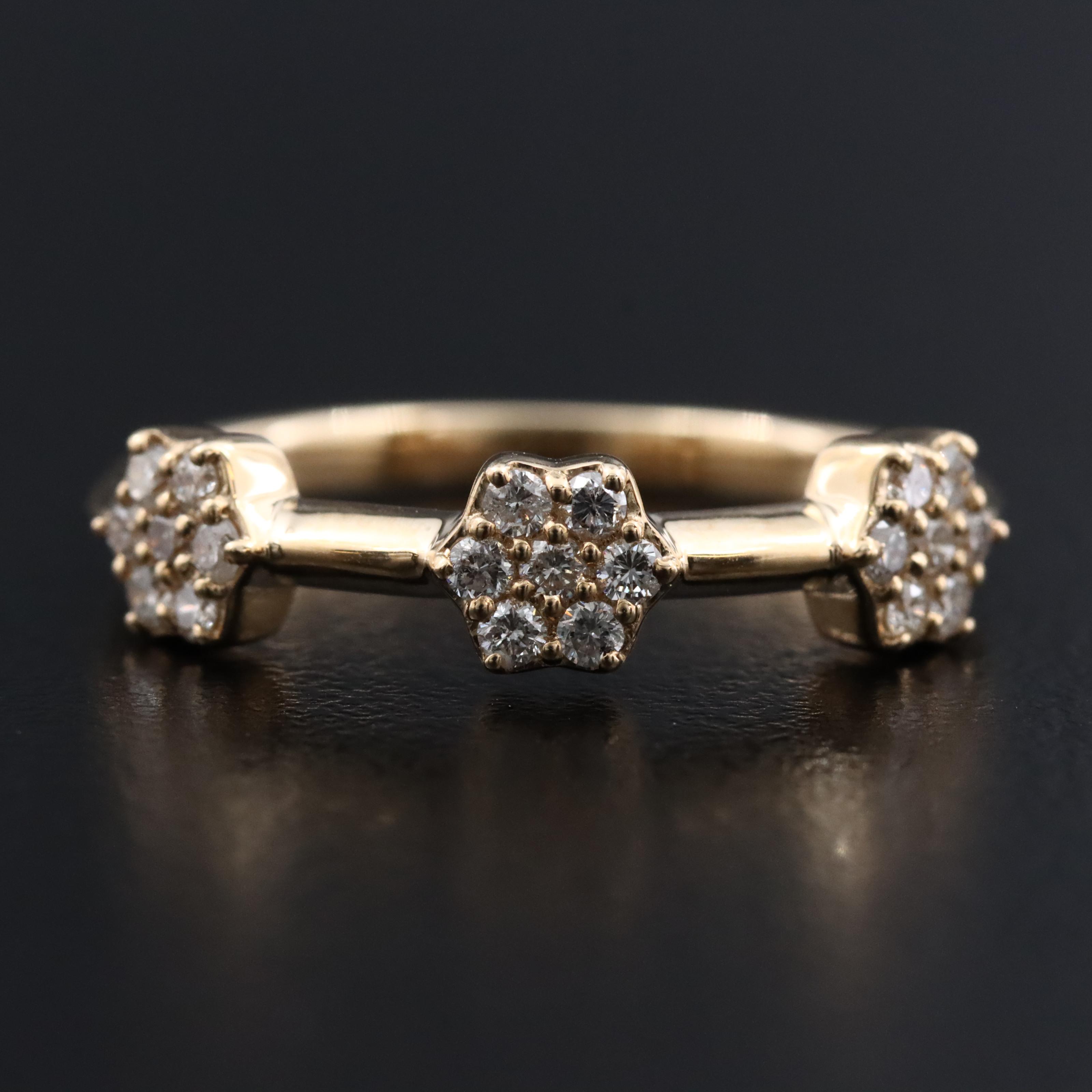14K 0.26 CTW Diamond Ring