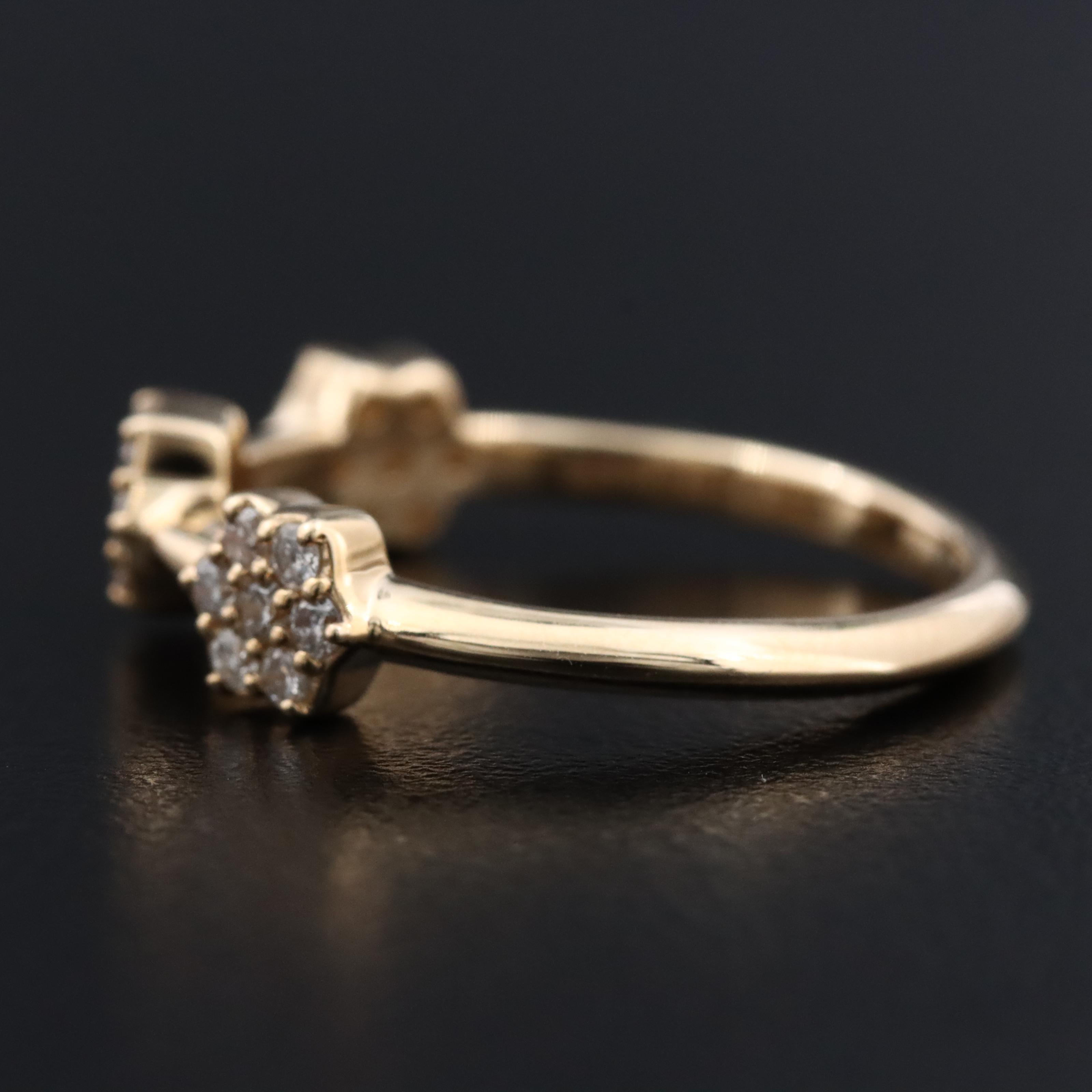 14K 0.26 CTW Diamond Ring
