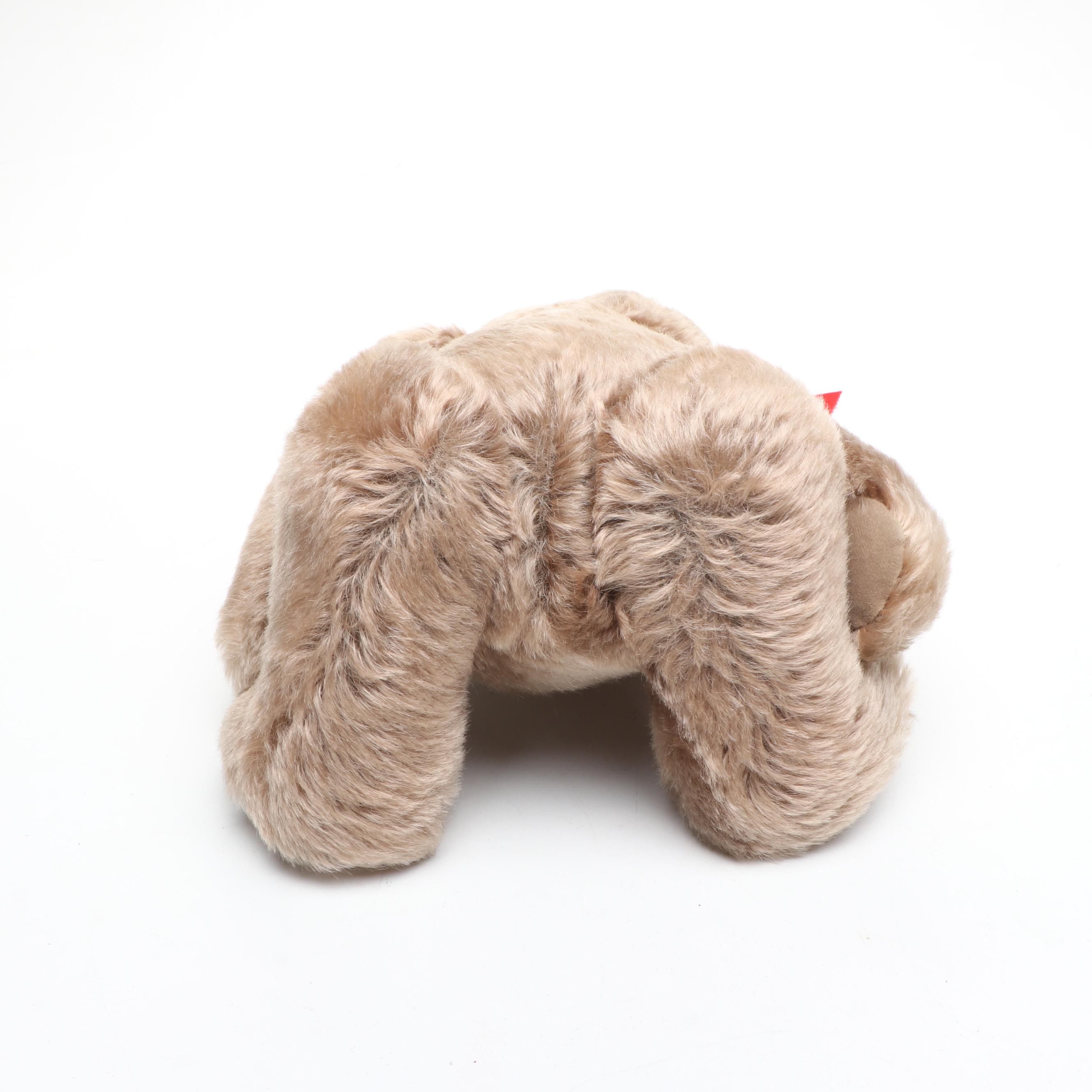 Vintage Steiff Teddy Bear and Other Mohair Dog