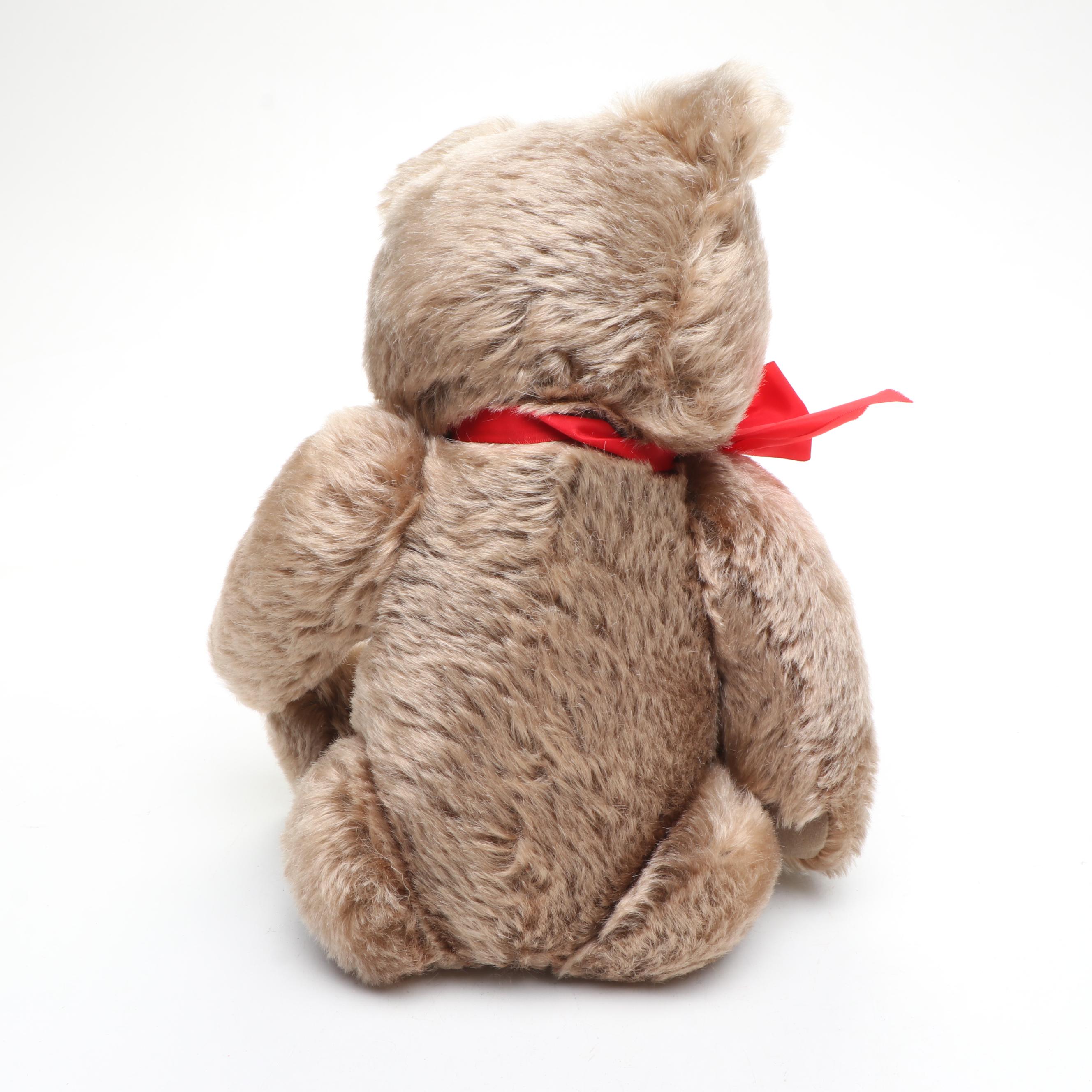 Vintage Steiff Teddy Bear and Other Mohair Dog