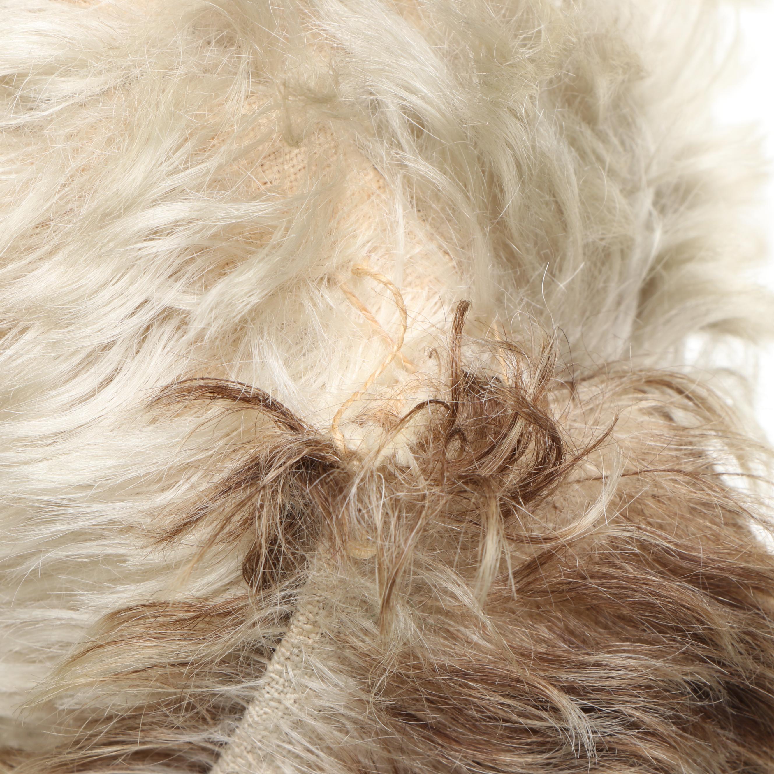 Vintage Steiff Teddy Bear and Other Mohair Dog