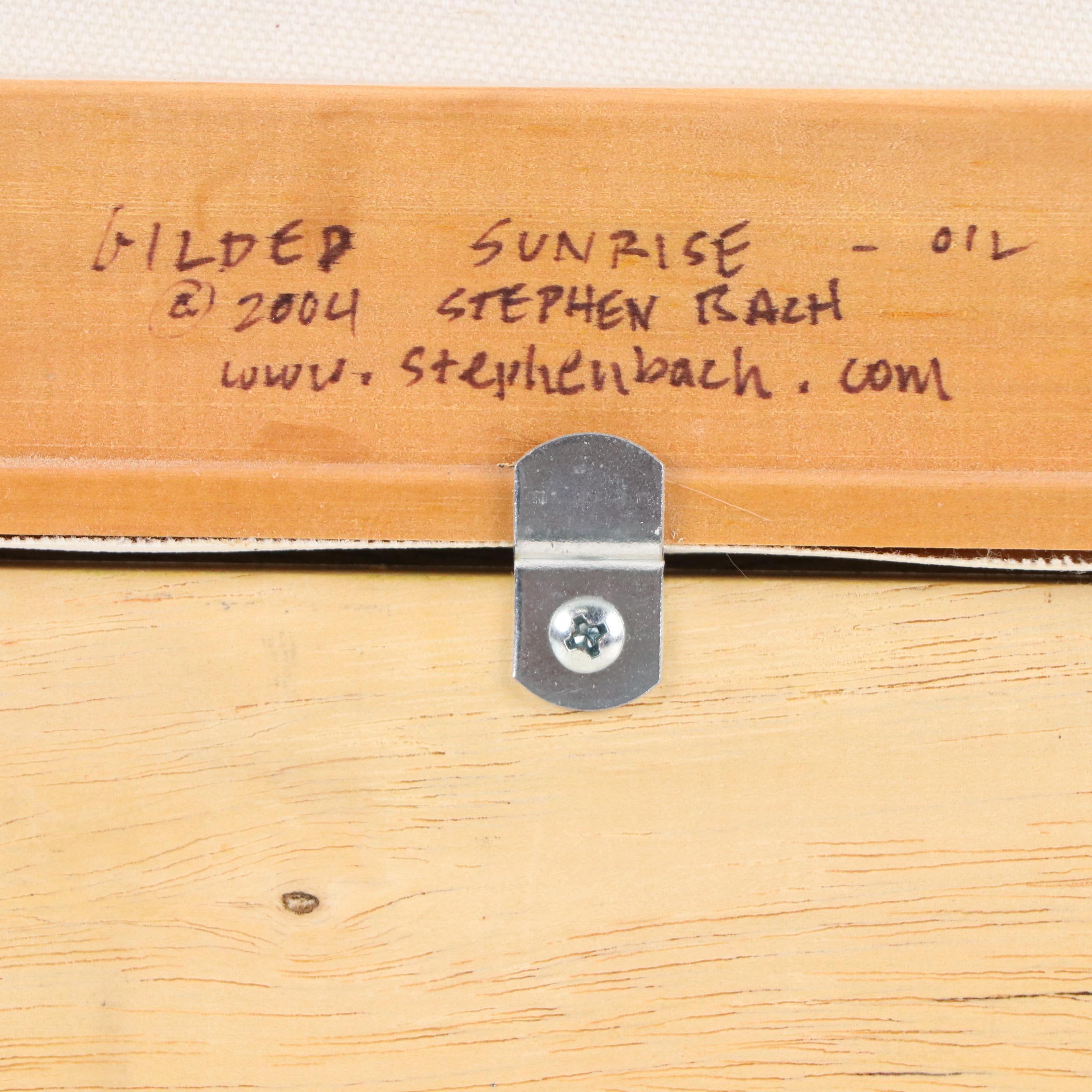 Stephen Bach Oil Painting "Gilded Sunrise," 2004