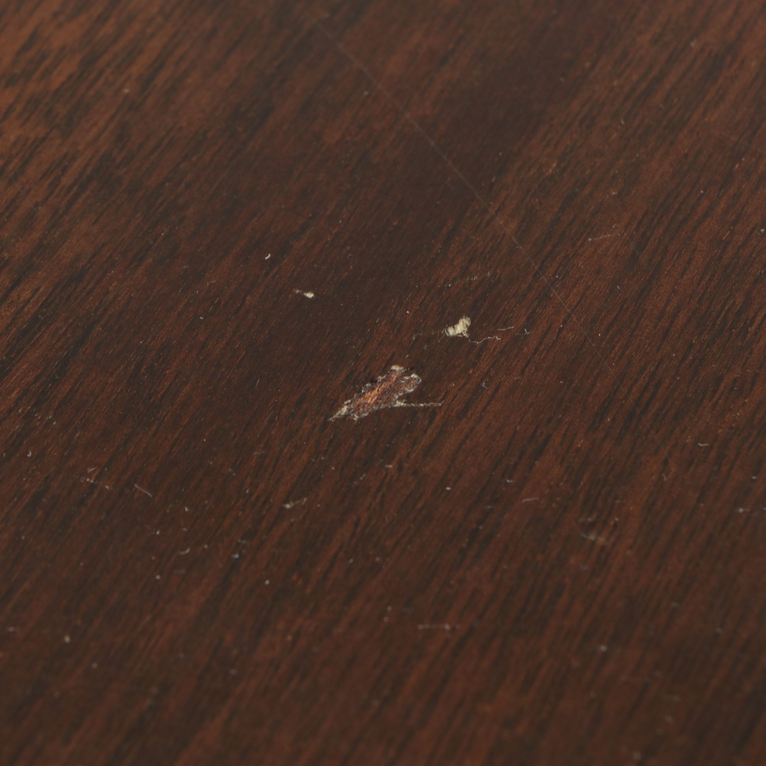 Stickley Georgian Style Mahogany Dining Table and Eight Maitland-Smith Chairs