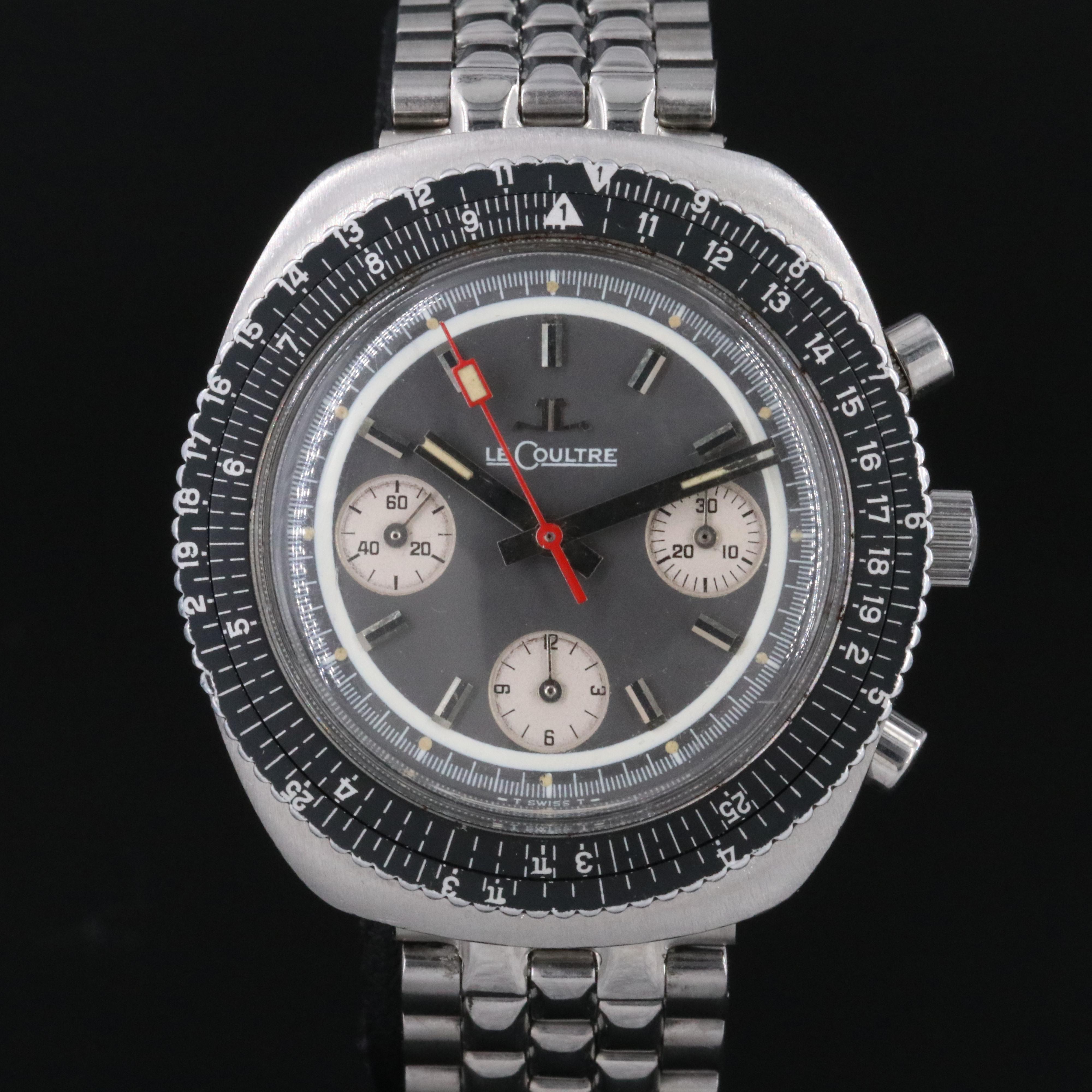 LeCoultre Calculator Chronograph Vintage Watch c.1960s