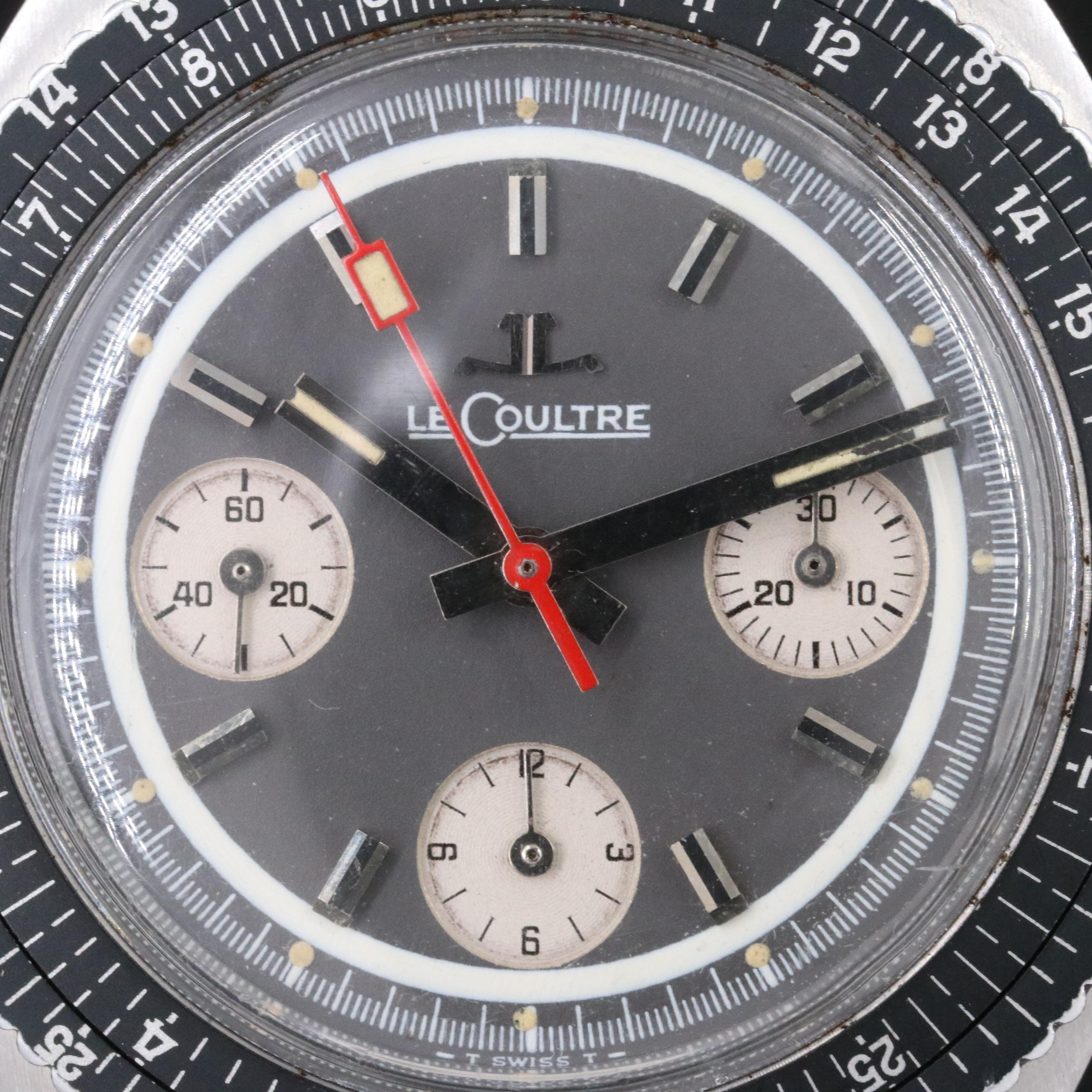 LeCoultre Calculator Chronograph Vintage Watch c.1960s