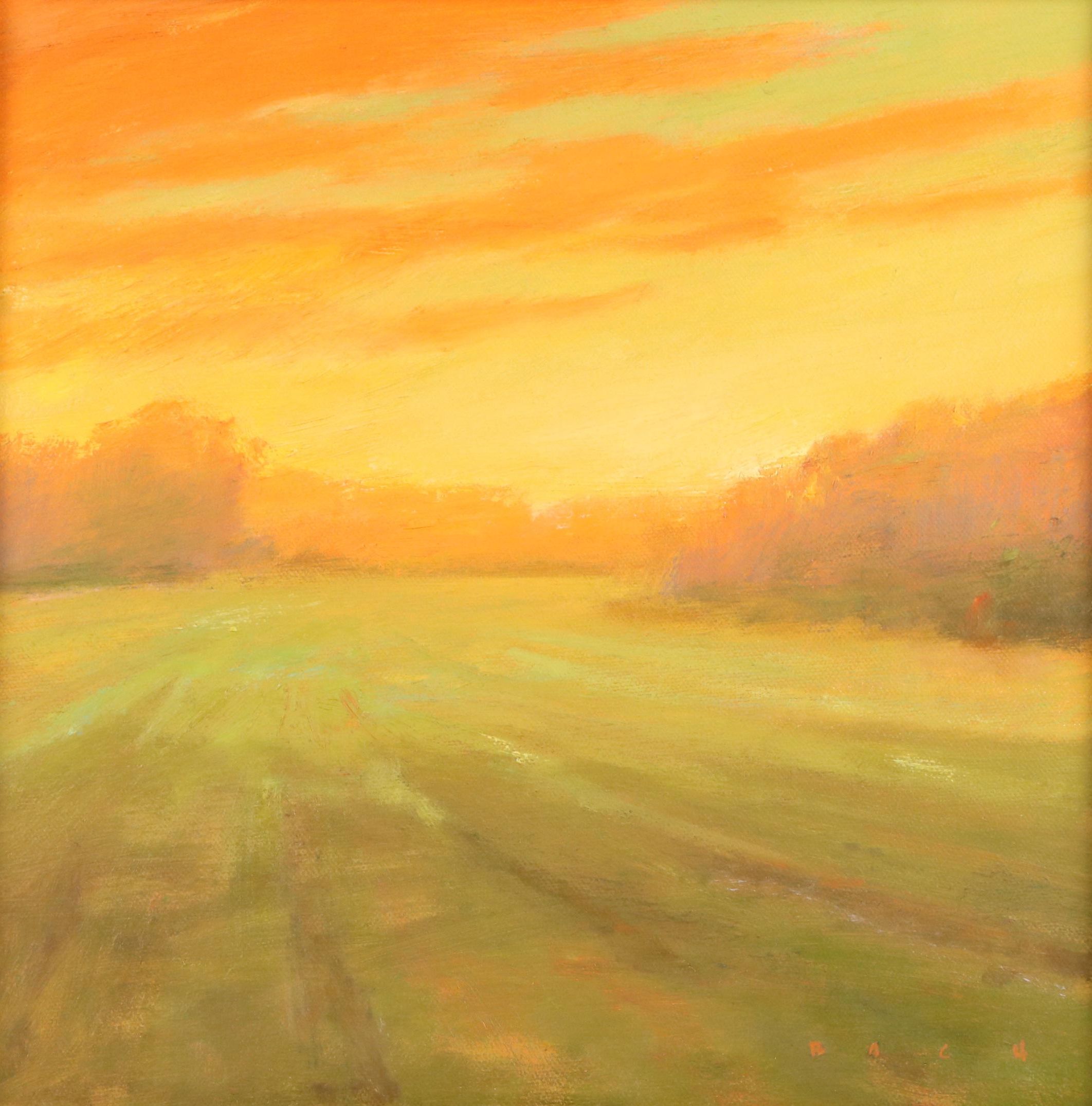 Stephen Bach Oil Painting "Gilded Sunrise," 2004