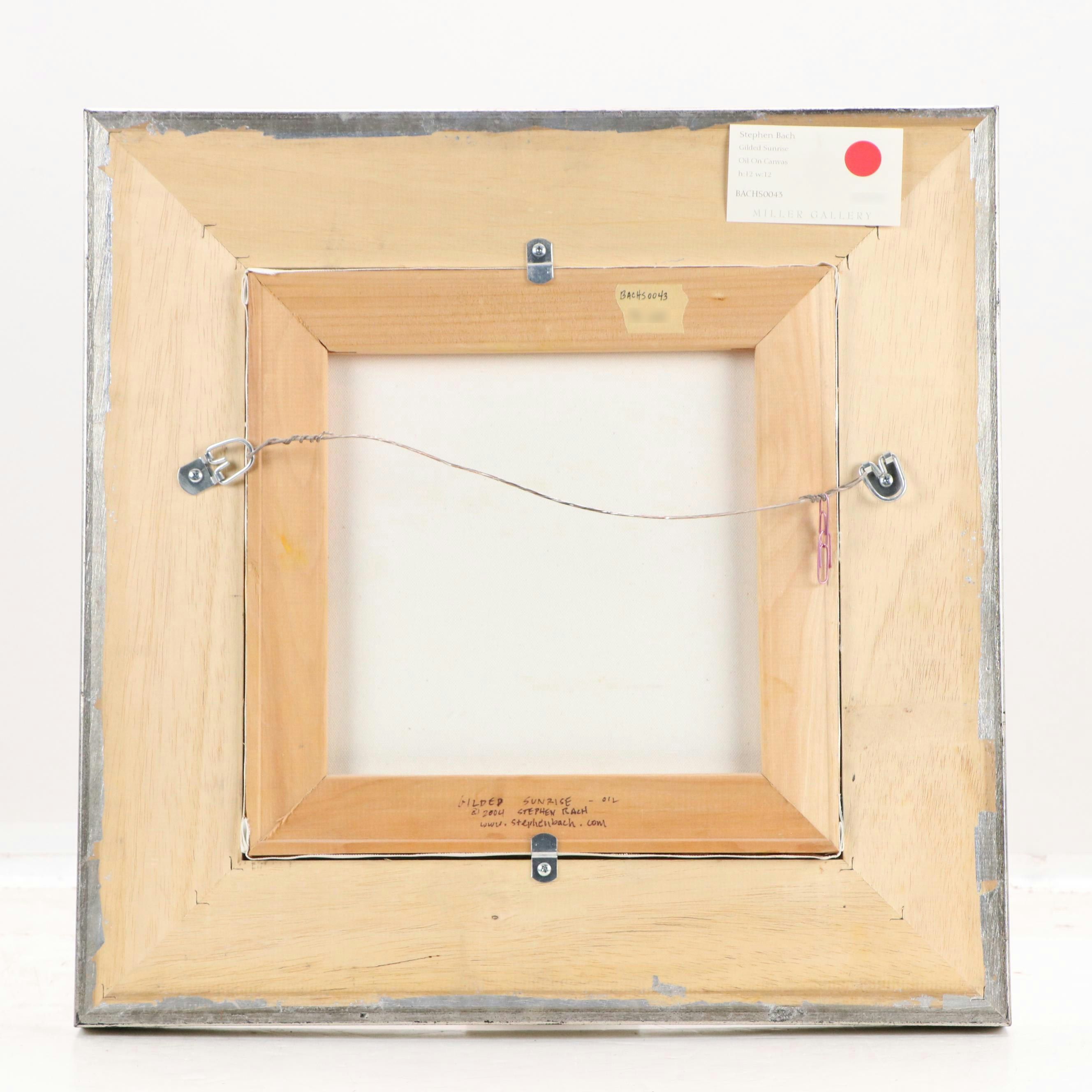 Stephen Bach Oil Painting "Gilded Sunrise," 2004