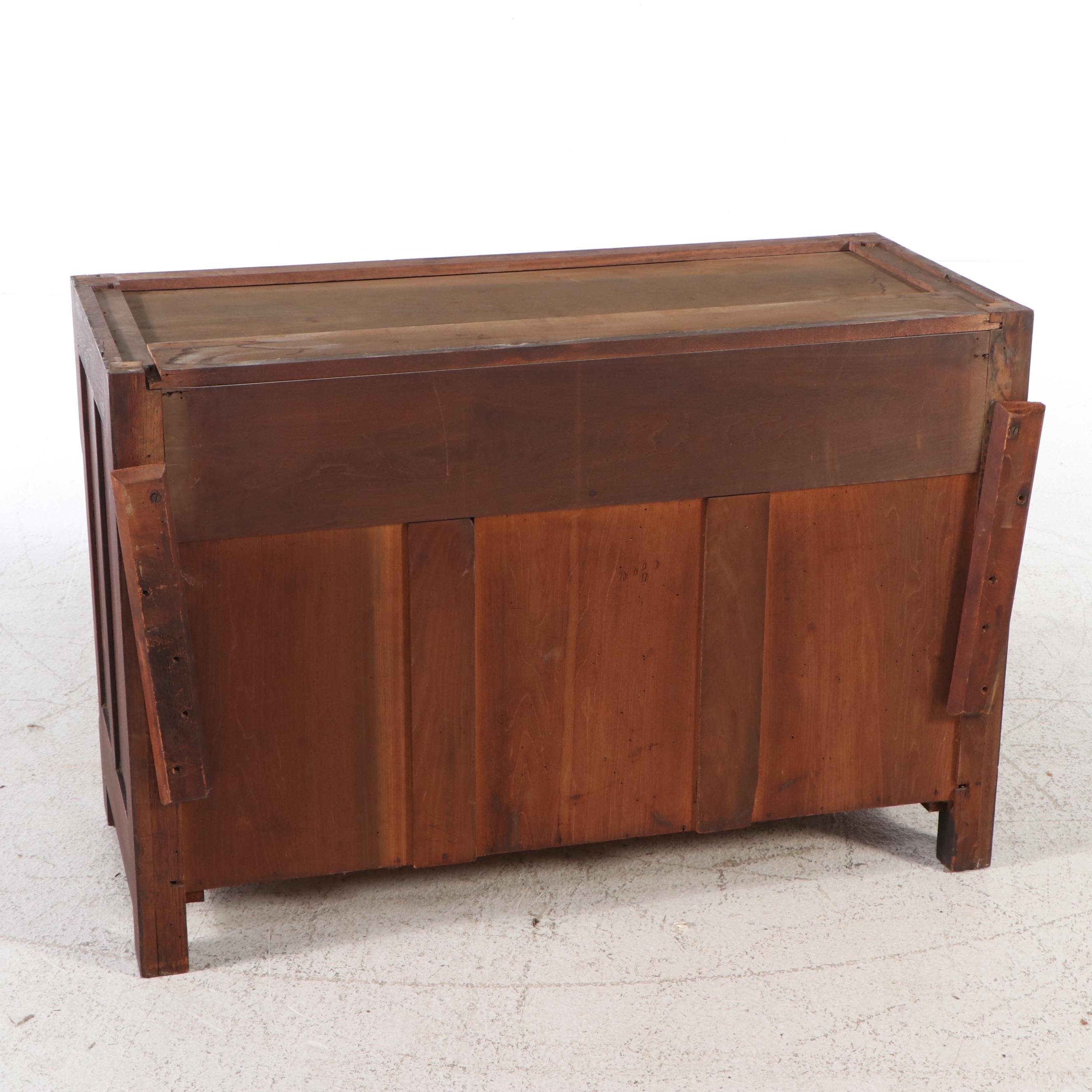 Antique Eastlake Walnut Four-Drawer Chest