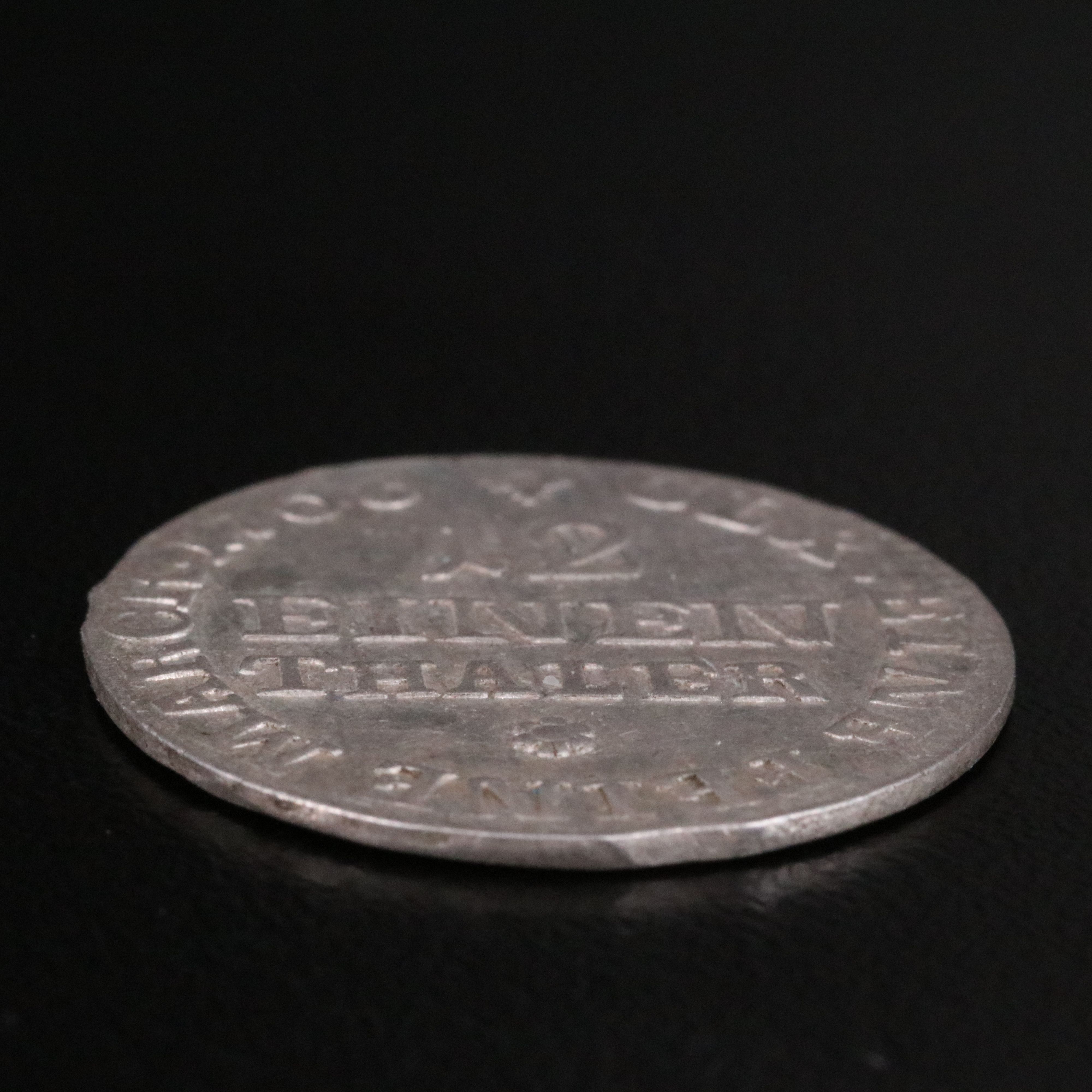 1763 Saxony-Albertine Two Groshen (One 1/12 Thaler) Coin