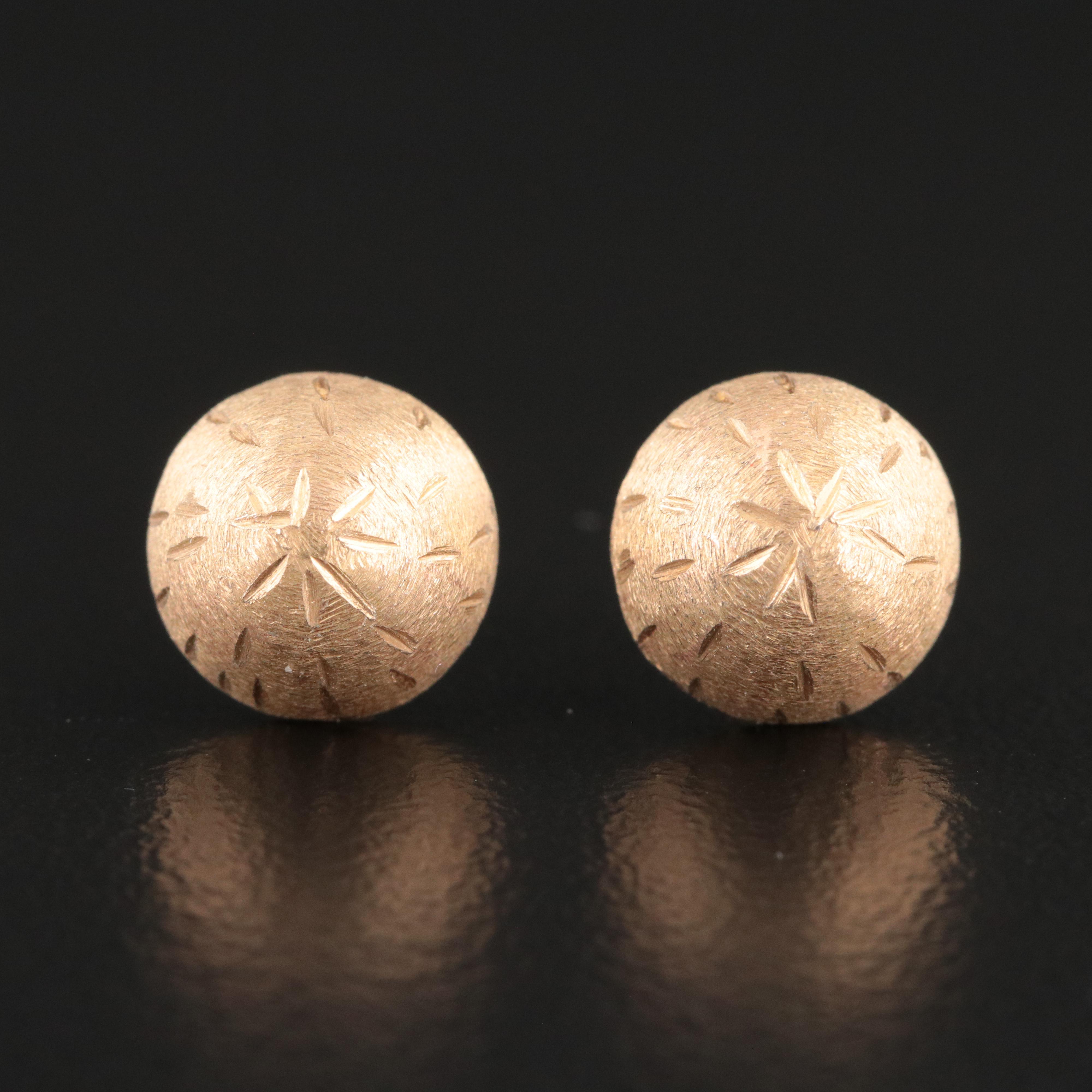 14K Stud Earrings