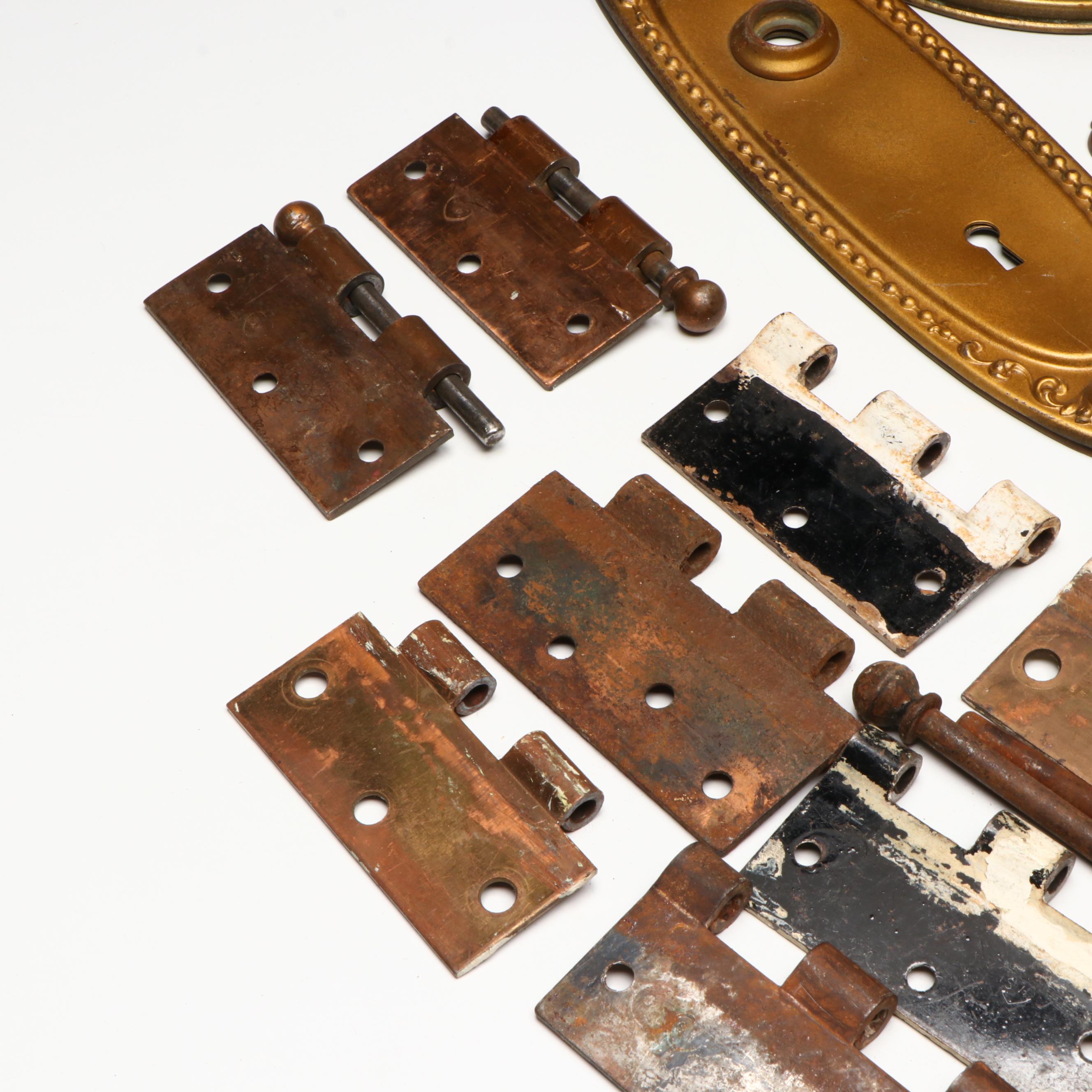 Doorknobs, Hinges and Decorative Hardware with Glass Ceiling Pendant Shades