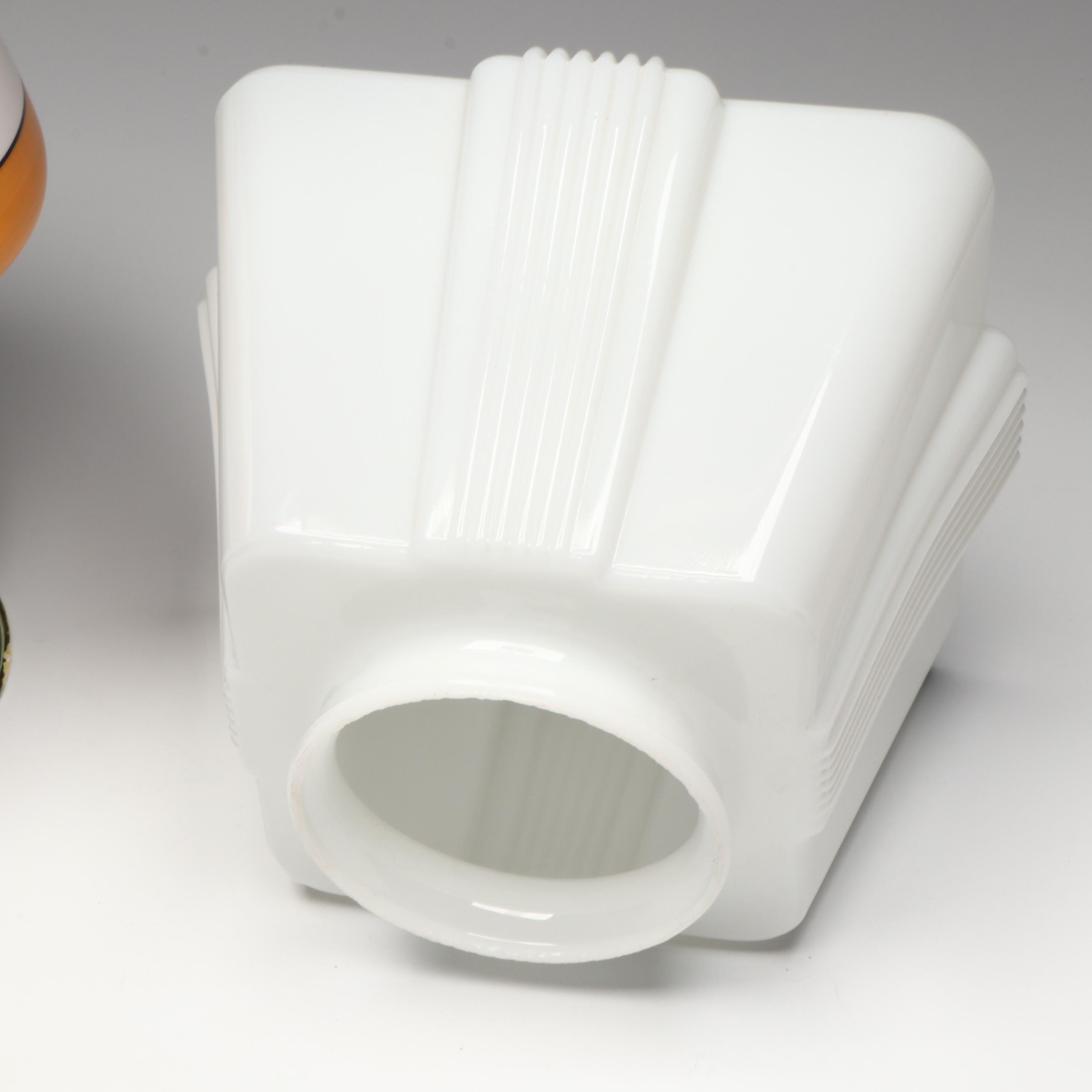 Doorknobs, Hinges and Decorative Hardware with Glass Ceiling Pendant Shades