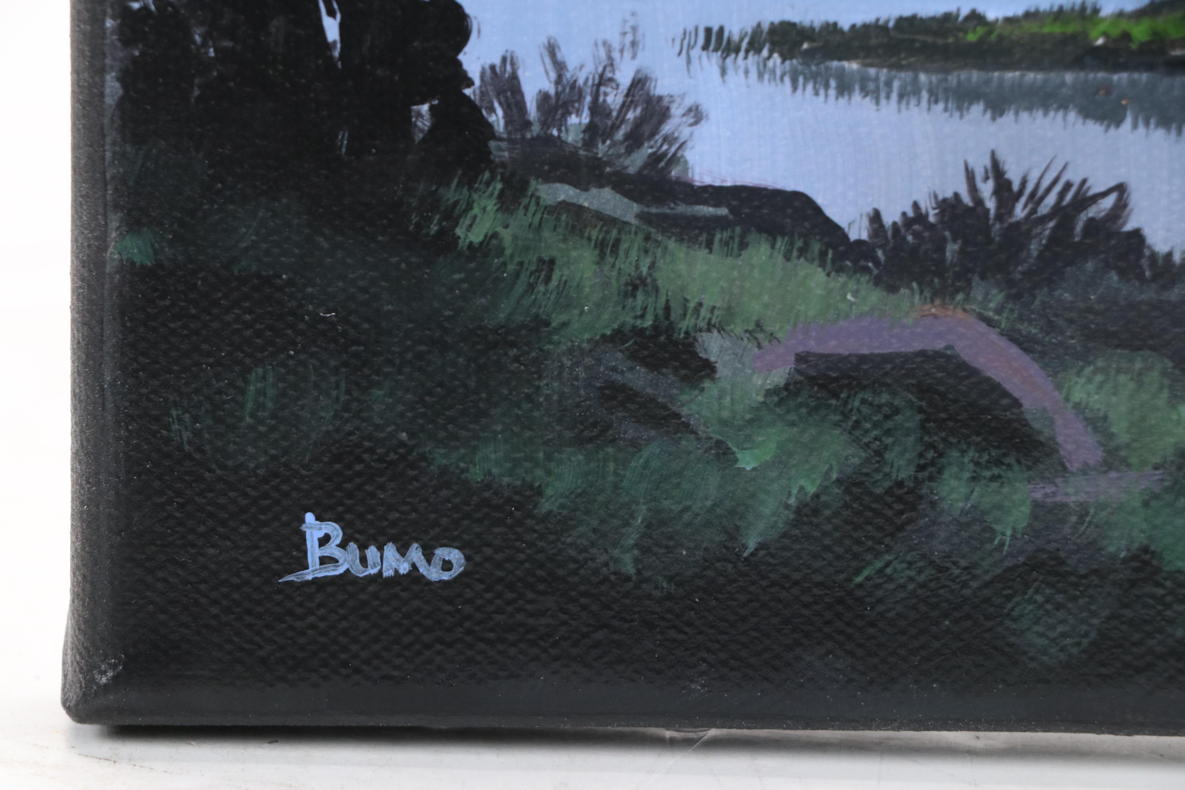 Doug "Bumo" Johnpeer Sunrise Landscape Oil Painting "Morning Has Broken," 2025