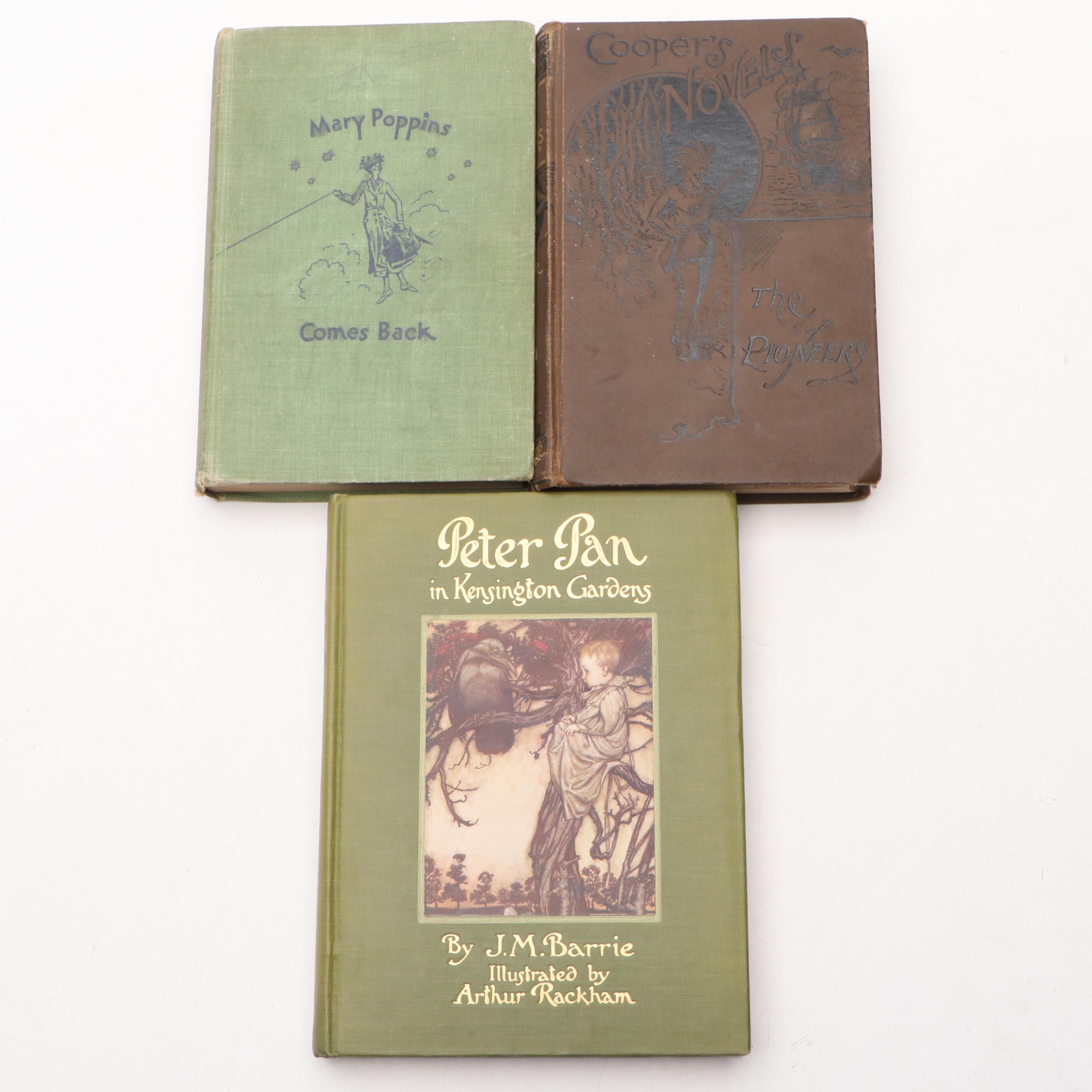 Arthur Rackham Illustrated "Peter Pan in Kensington Gardens" and More Books