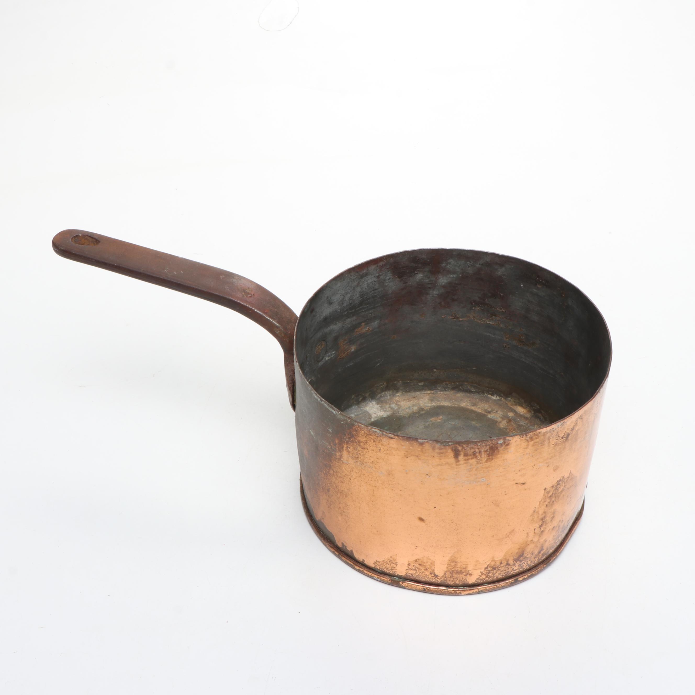 Rustic Style Wood Kitchen Utensils in Stoneware Jar with MCM Wood Pepper Mill