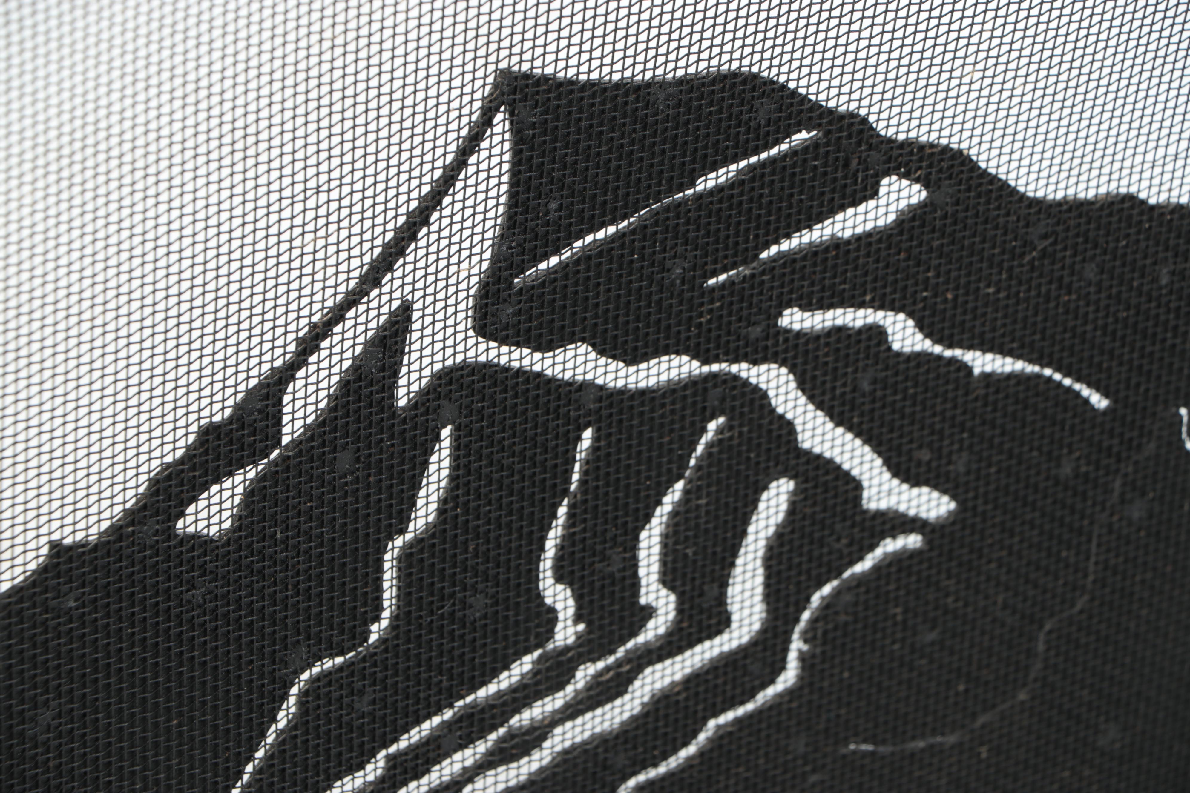 Meyda Cast Iron Bear and Mountains Fireplace Screen