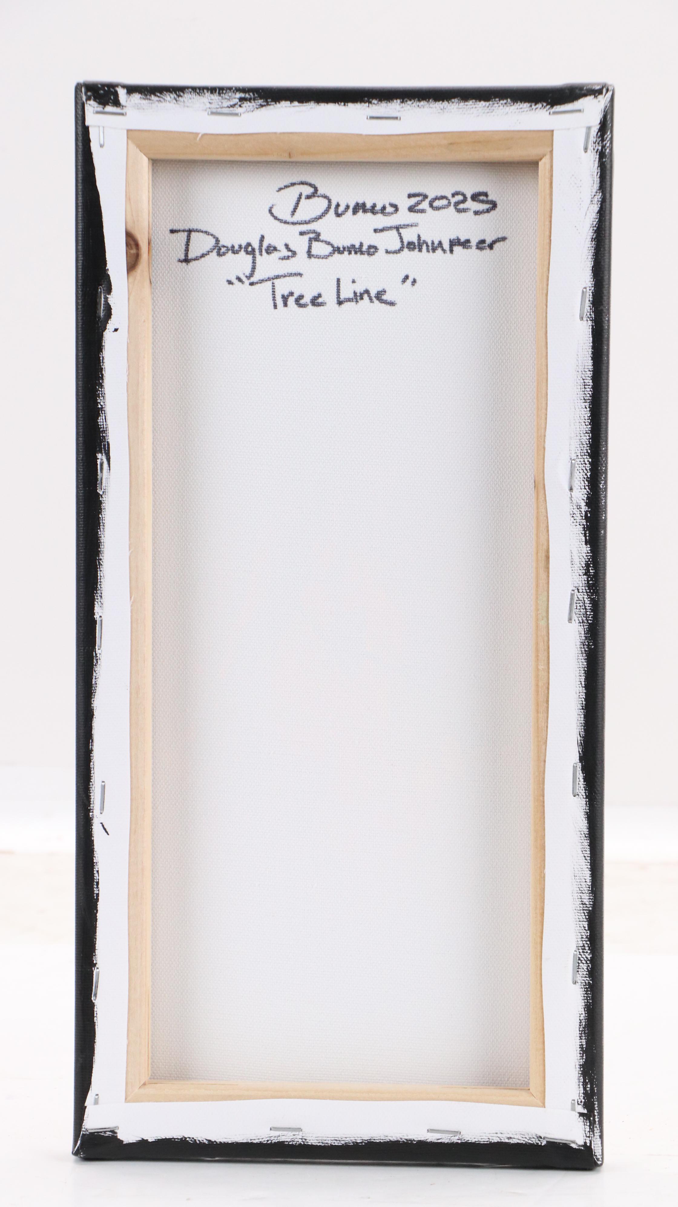 Doug "Bumo" Johnpeer Forest Landscape Oil Painting "Tree Line," 2025