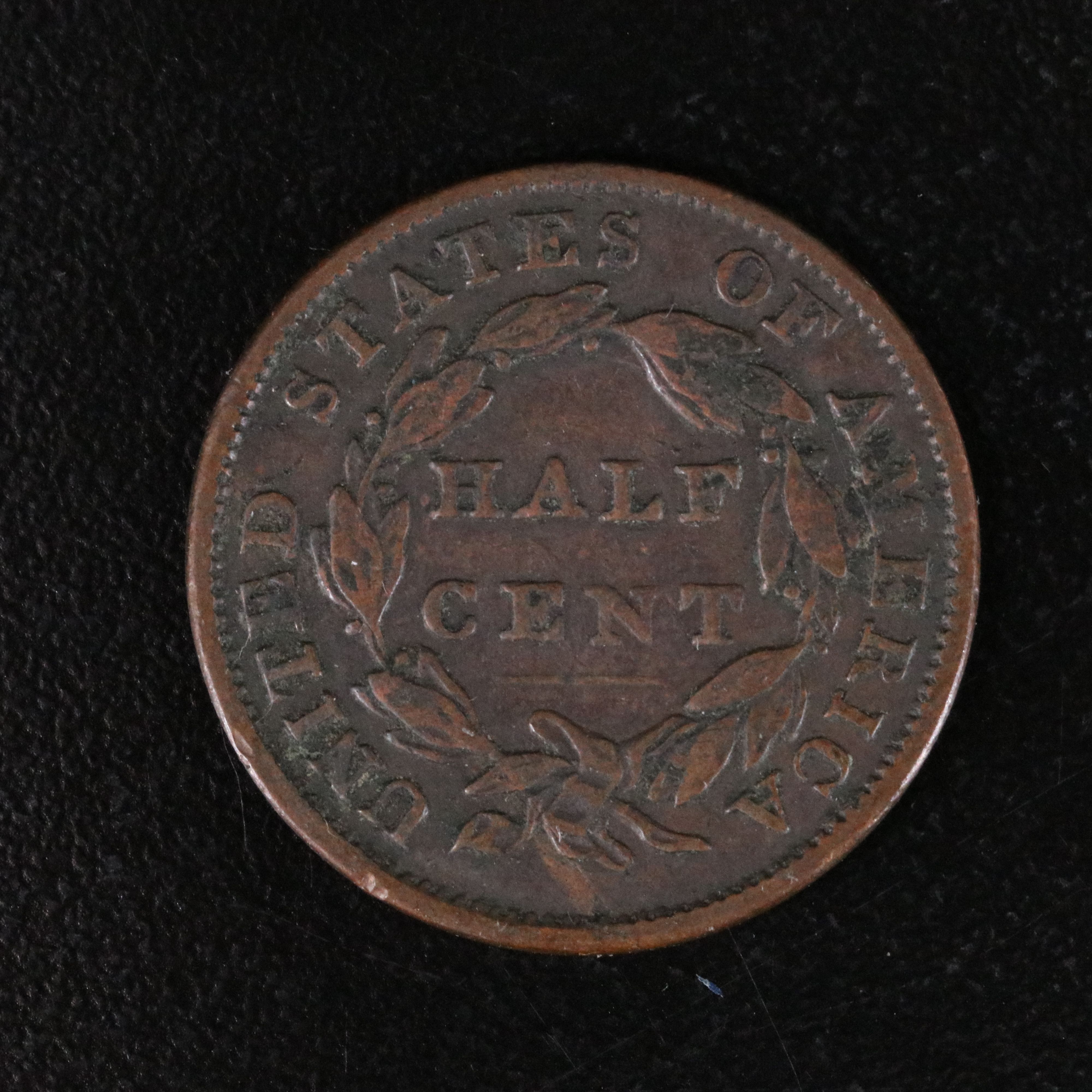 1834 U.S. Classic Head Half Cent