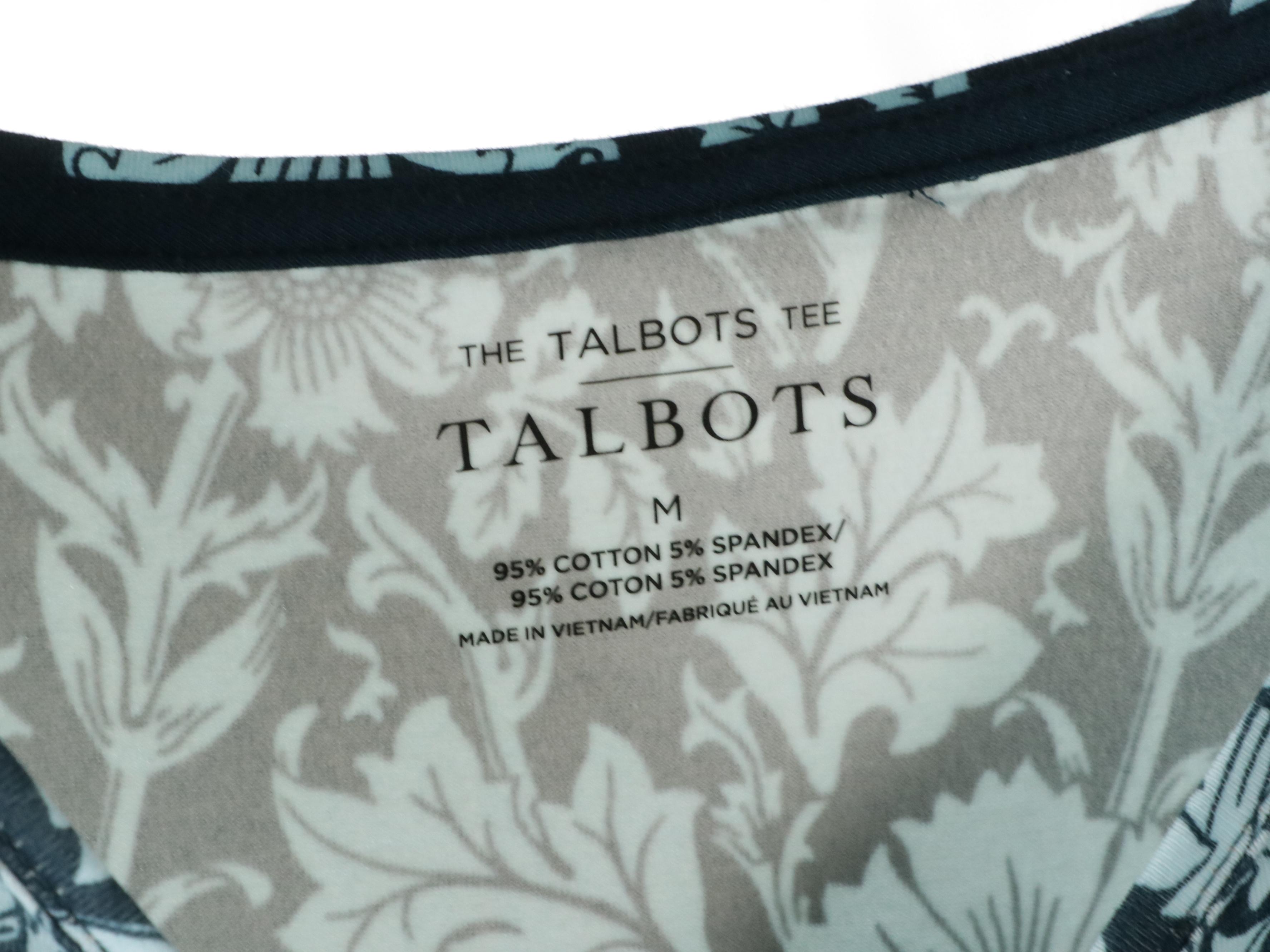 Talbots "The Talbots Tee" and Other Long-Sleeve Printed Tops