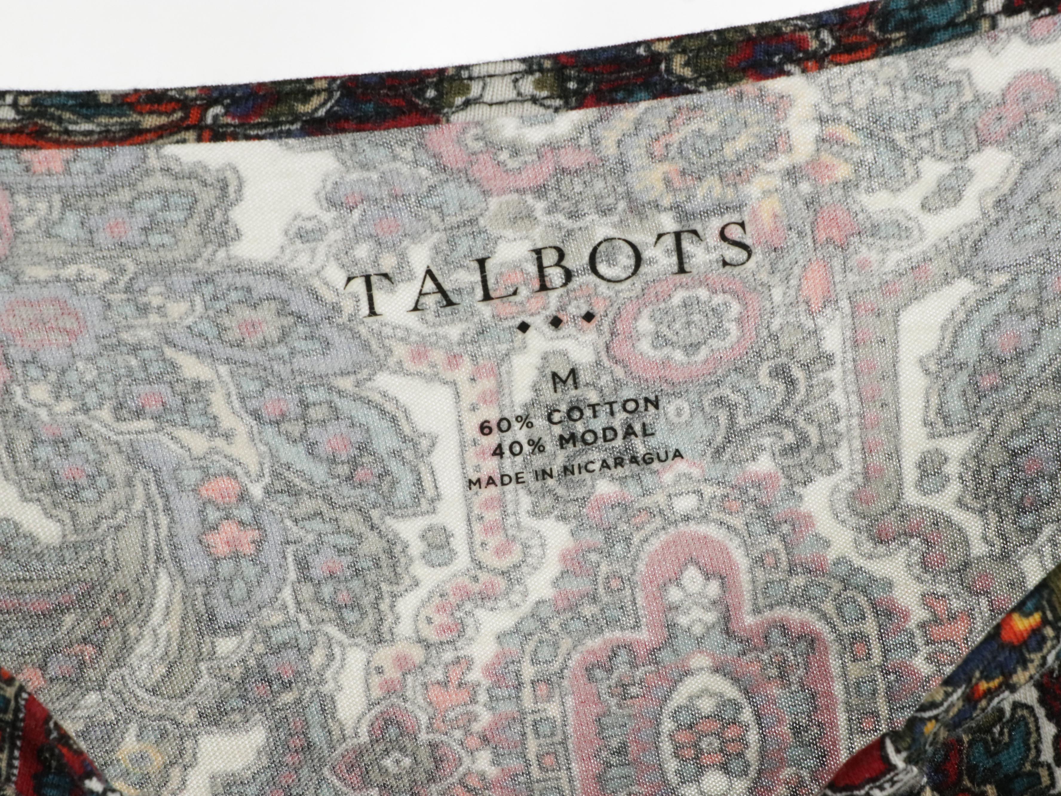 Talbots "The Talbots Tee" and Other Long-Sleeve Printed Tops