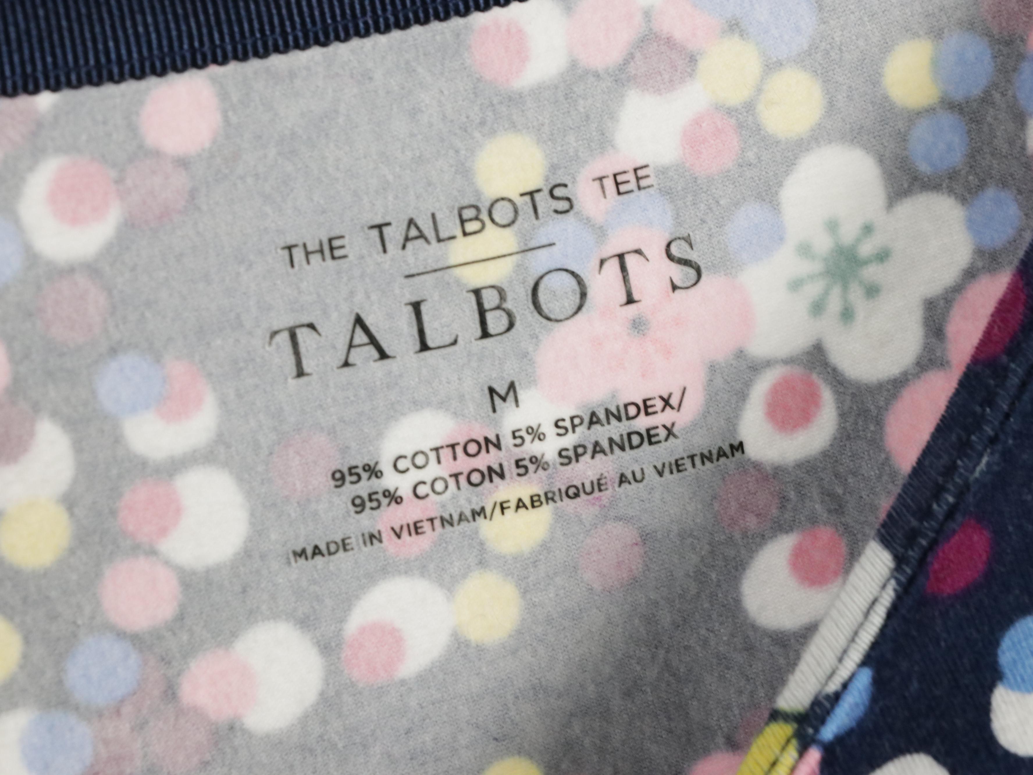 Talbots "The Talbots Tee" and Other Long-Sleeve Printed Tops