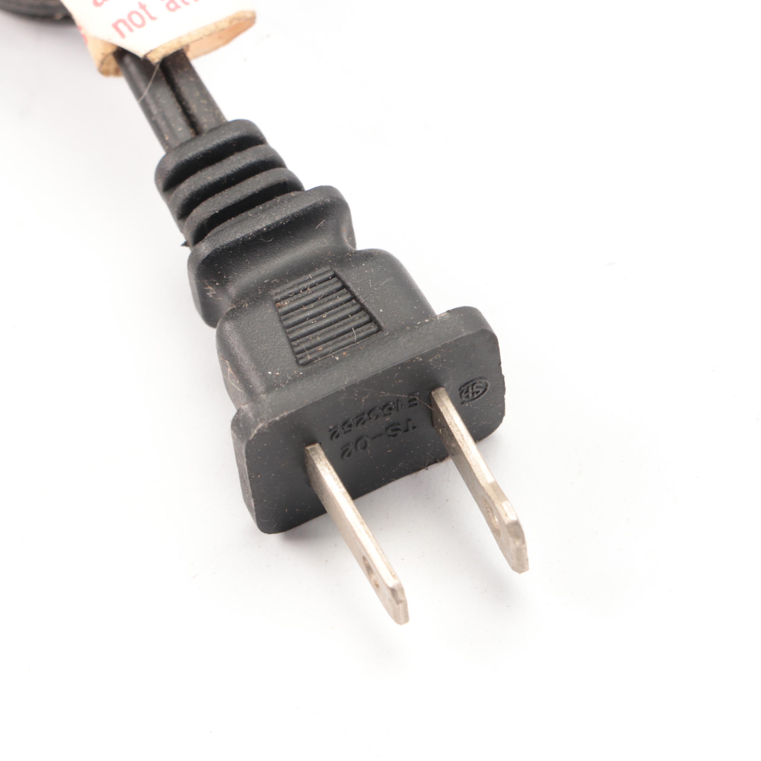 Empire Style Cast Metal Lamp with White Horse Slag Glass Shade